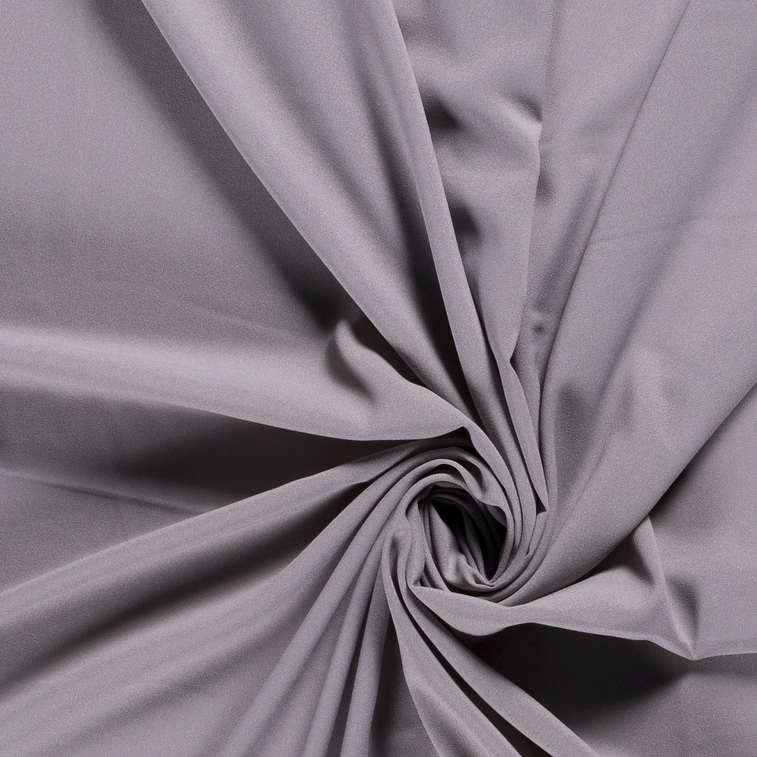 Crêpe Georgette uni mittelgrau