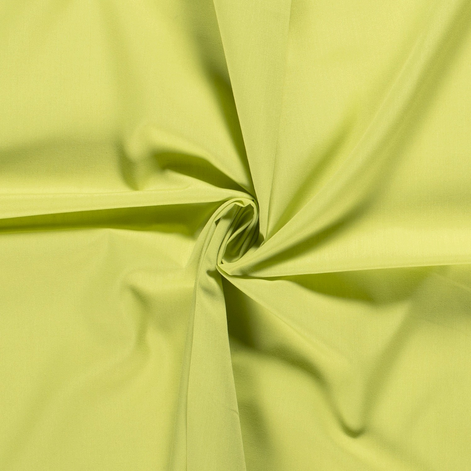 Baumwoll Popeline uni limettengrün