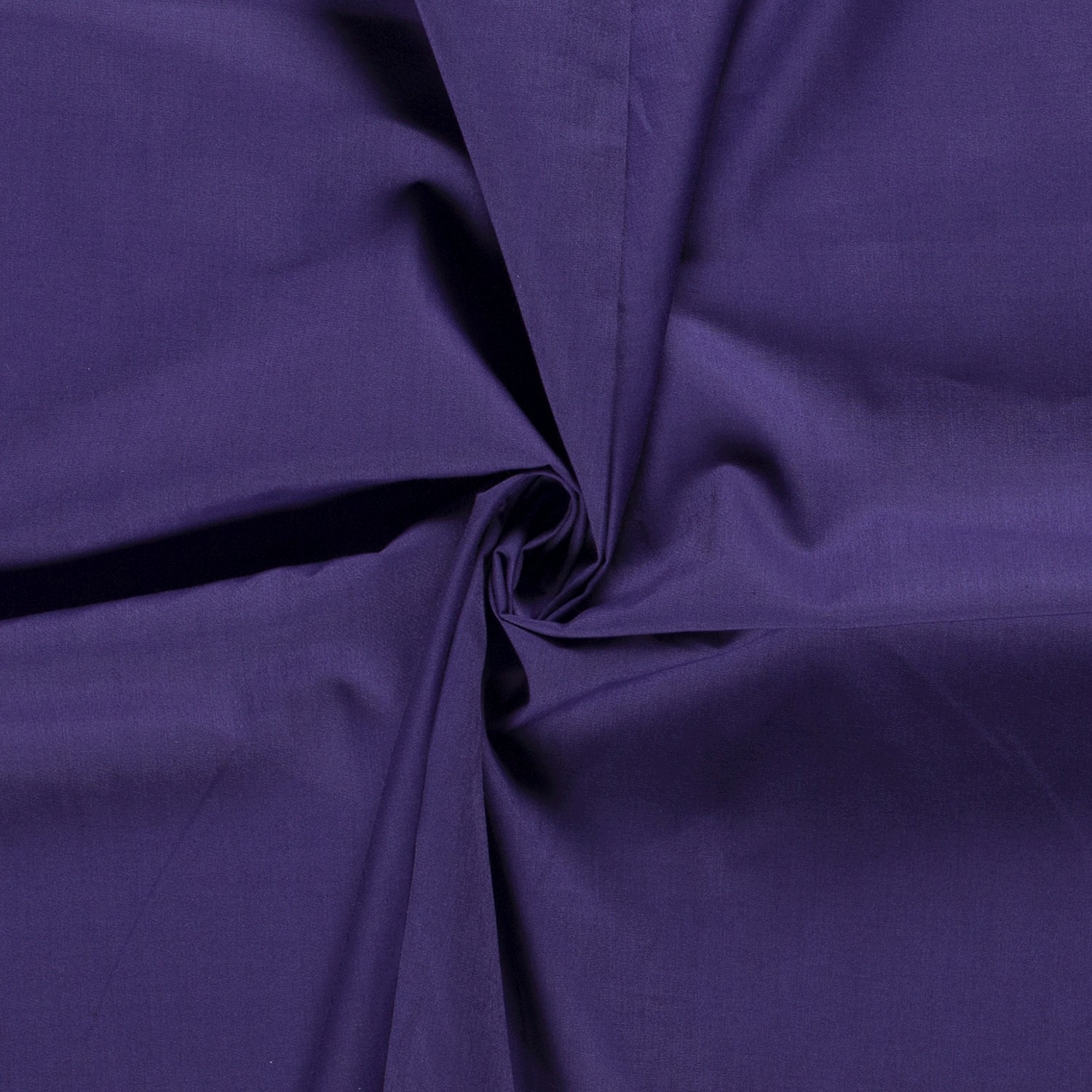Baumwoll Popeline uni aubergine