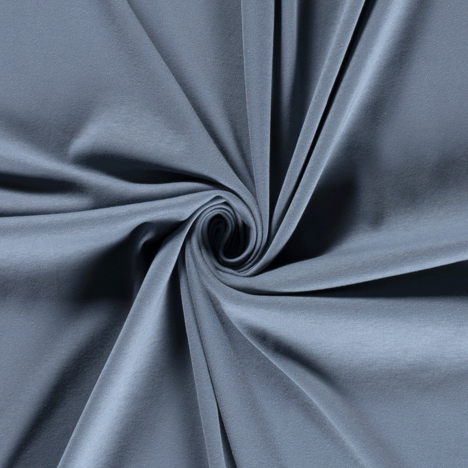 Interlock Baumwolljersey uni, hellblau