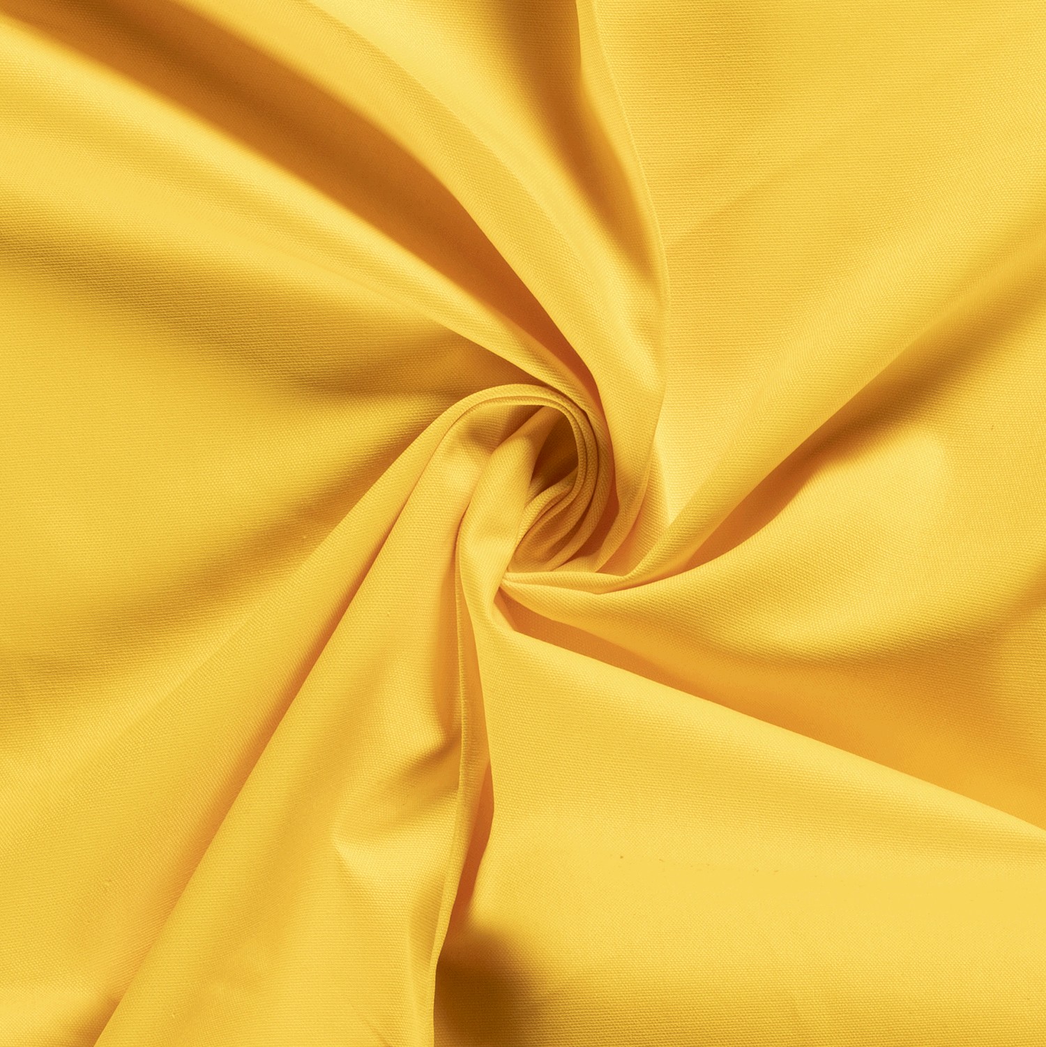 Dekostoff Canvas Stoff uni gelb