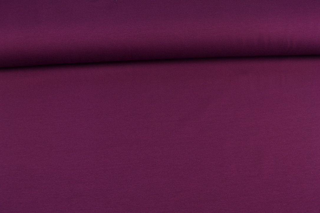 French Terry uni, dunkelviolett