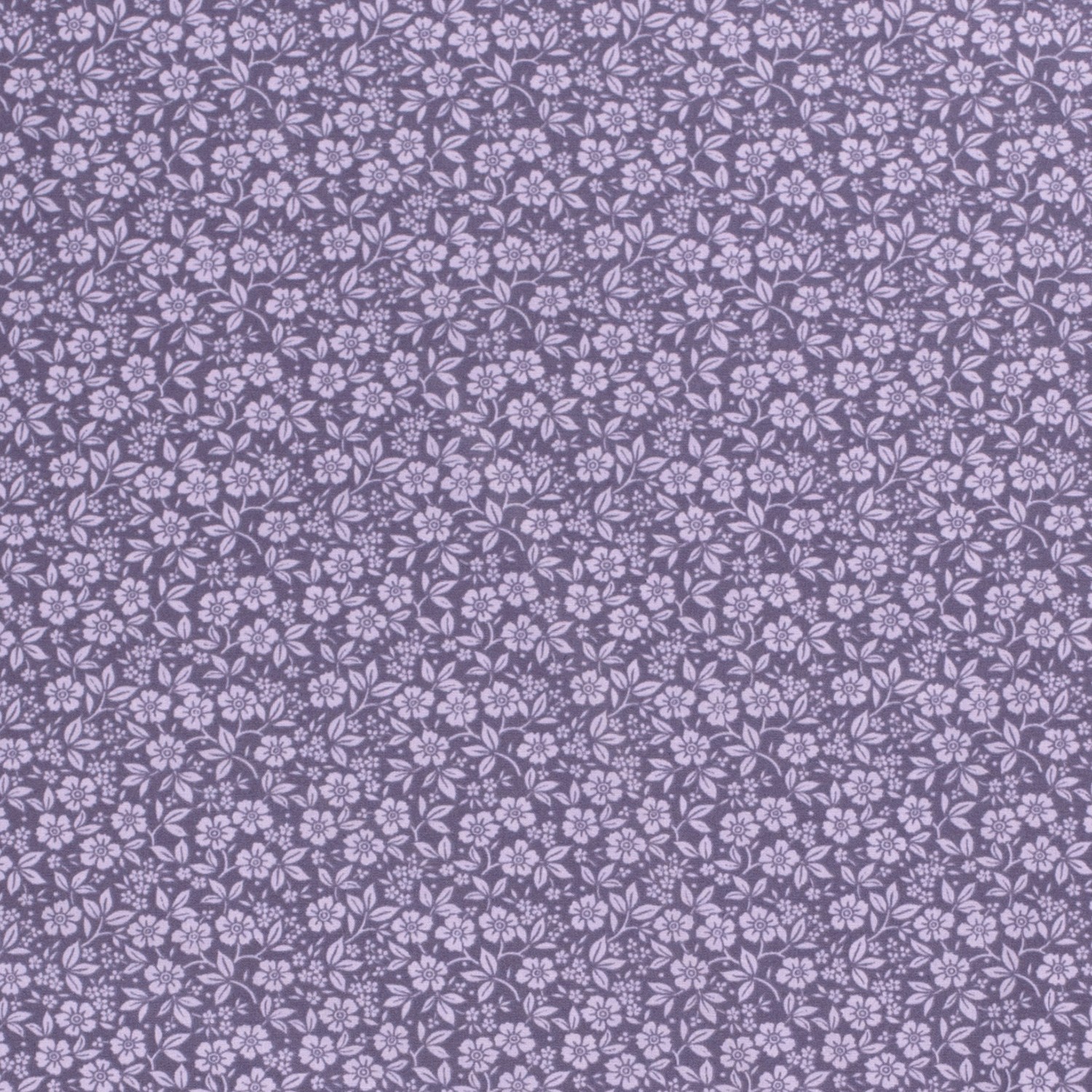 Baumwollstoff Popeline Blumen, lila