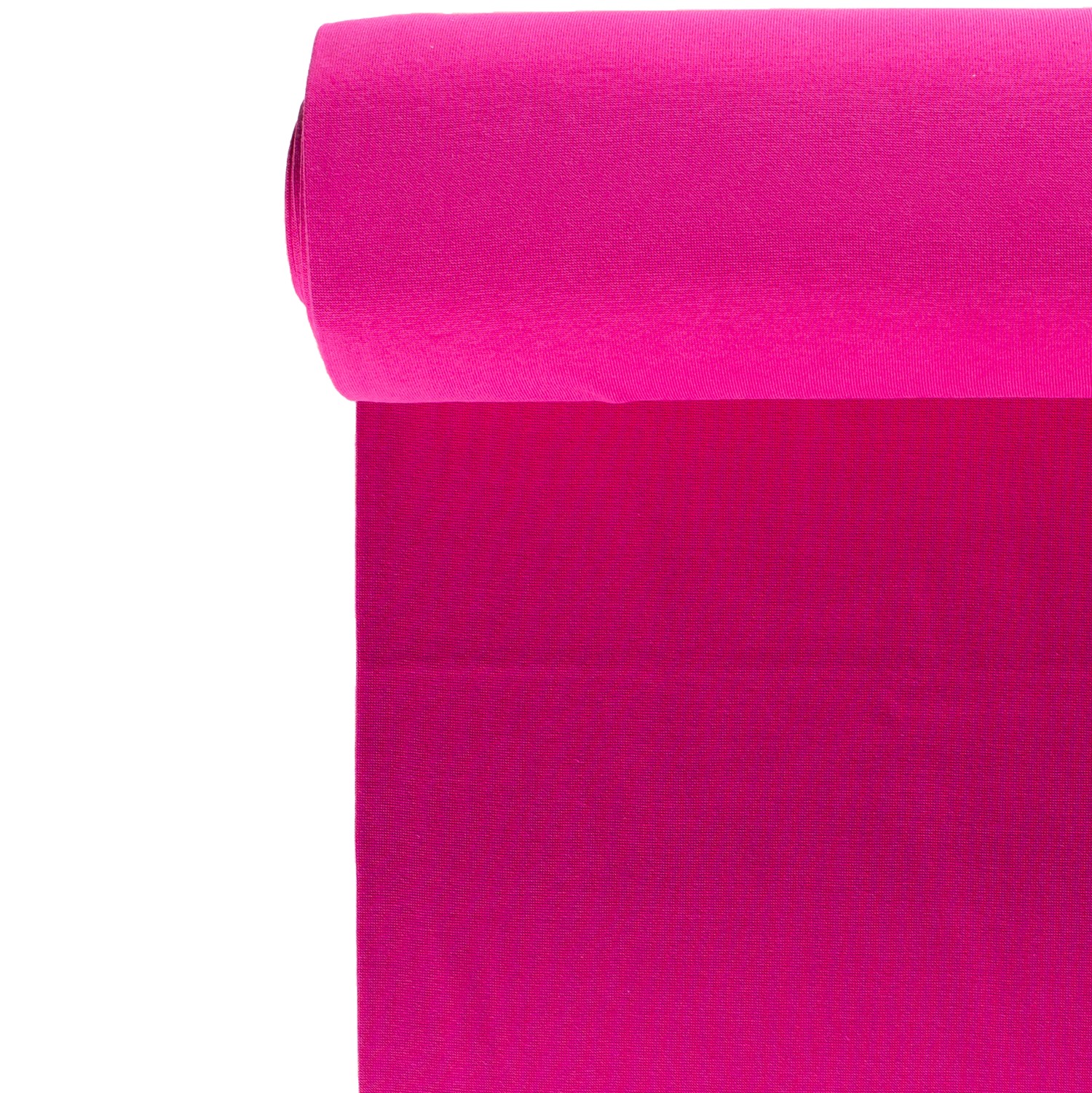 Bündchenstoff glatt 70cm breit, pink