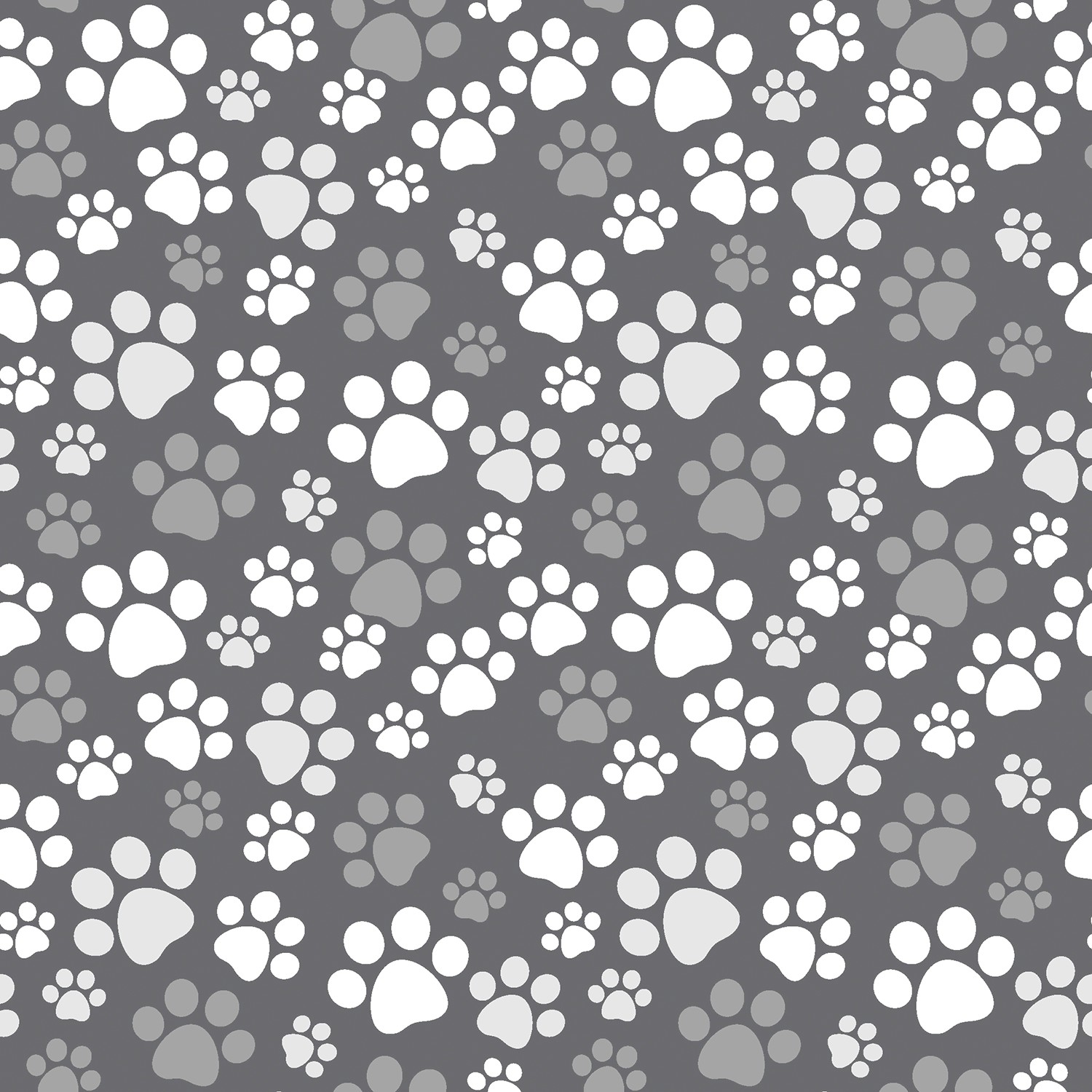 French Terry Digitaldruck, Pfoten