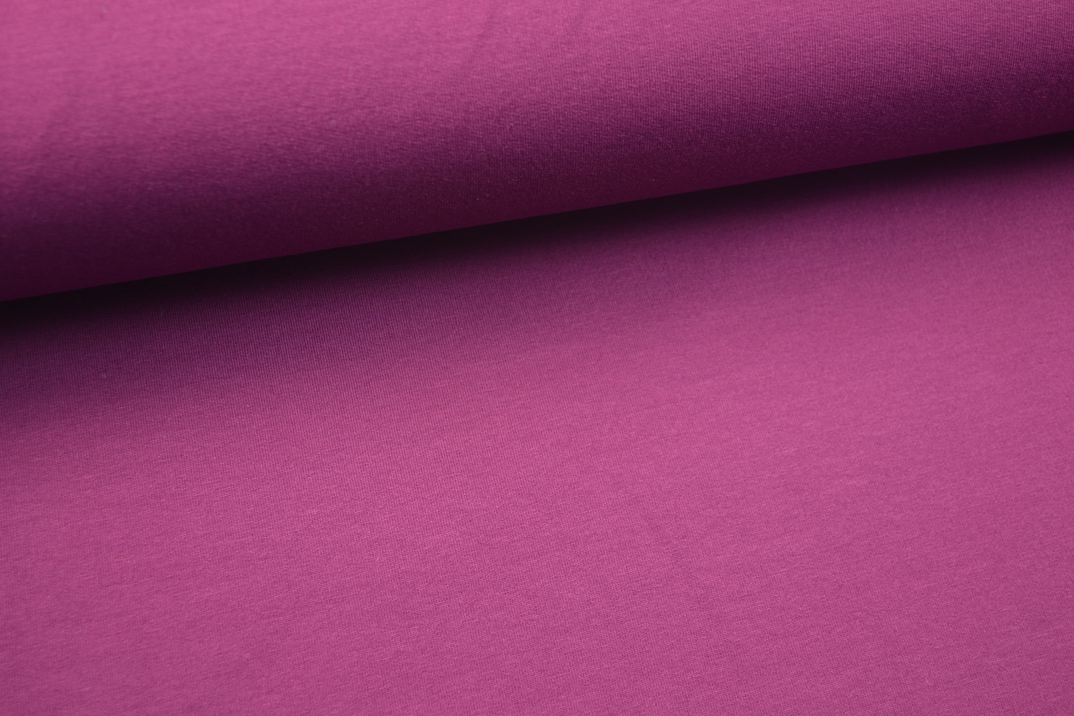 French Terry uni angeraut, lila