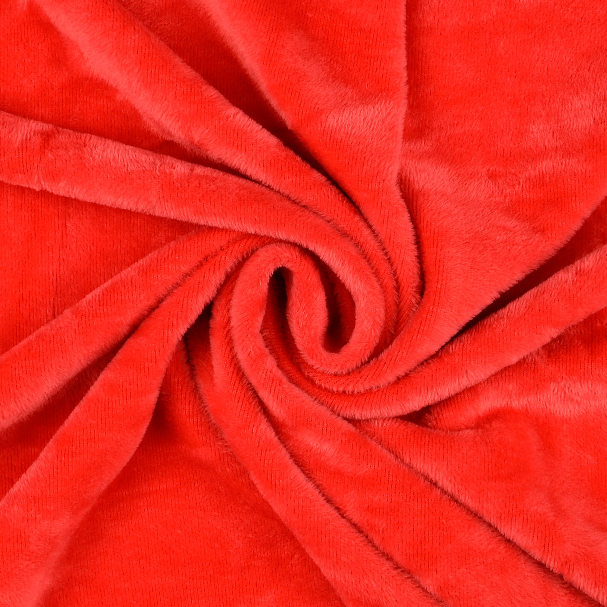 Alpenfleece uni, rot 