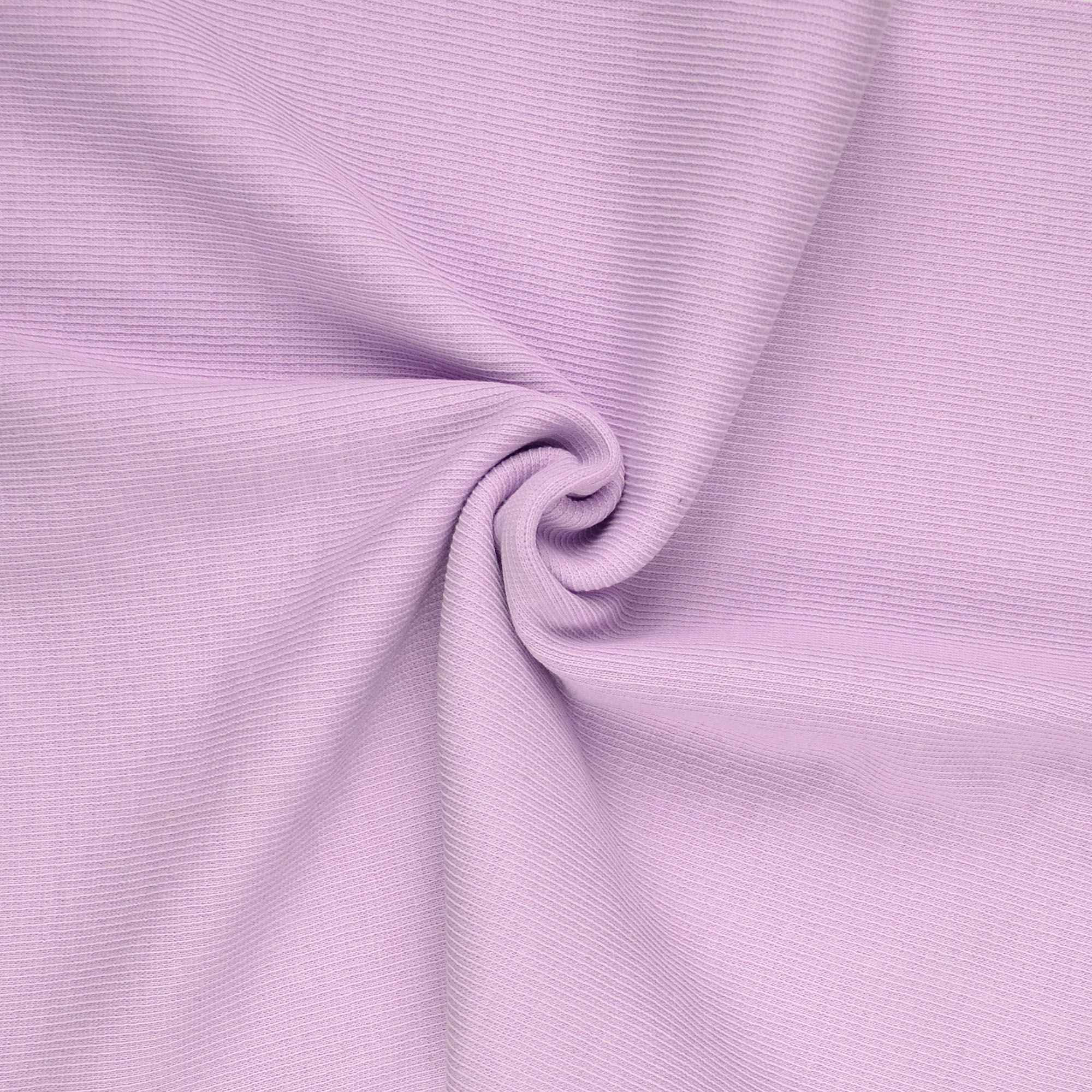 Bündchenstoff gerippt uni, flieder