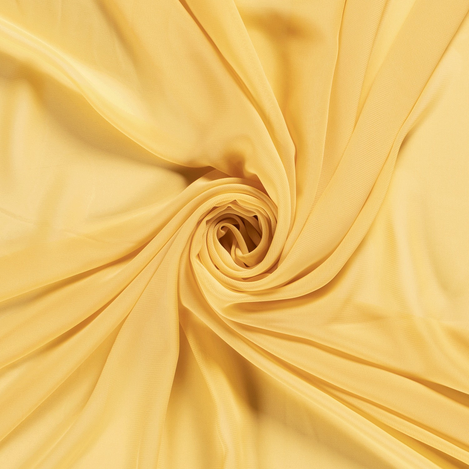 Chiffon uni gelb