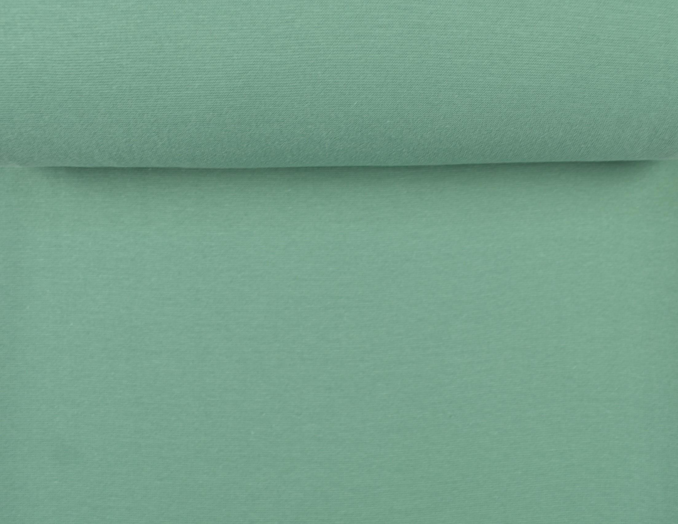 Bündchenstoff glatt, mint