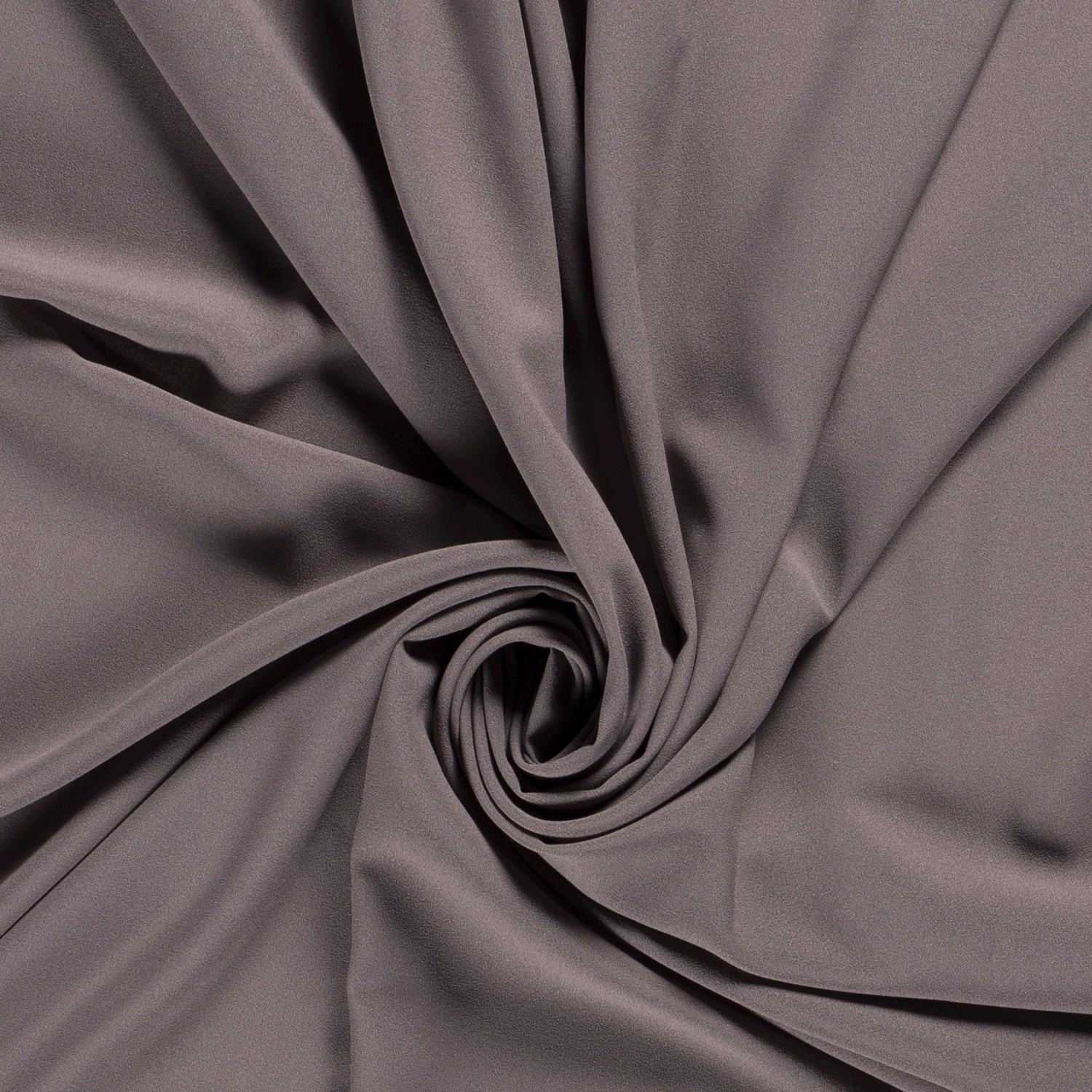 Crêpe Georgette uni taupe-braun