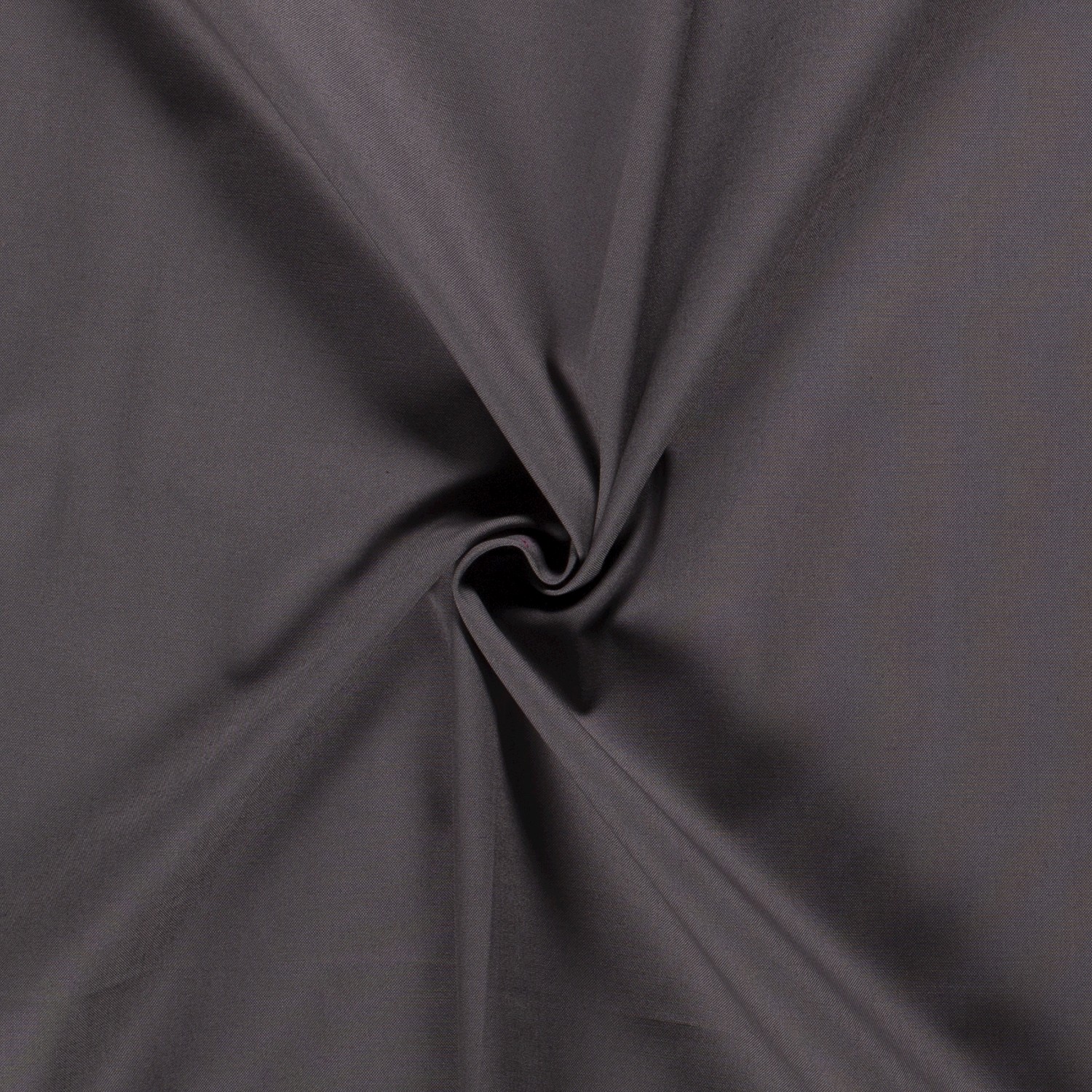 Baumwolle Cretonne uni taupe-braun