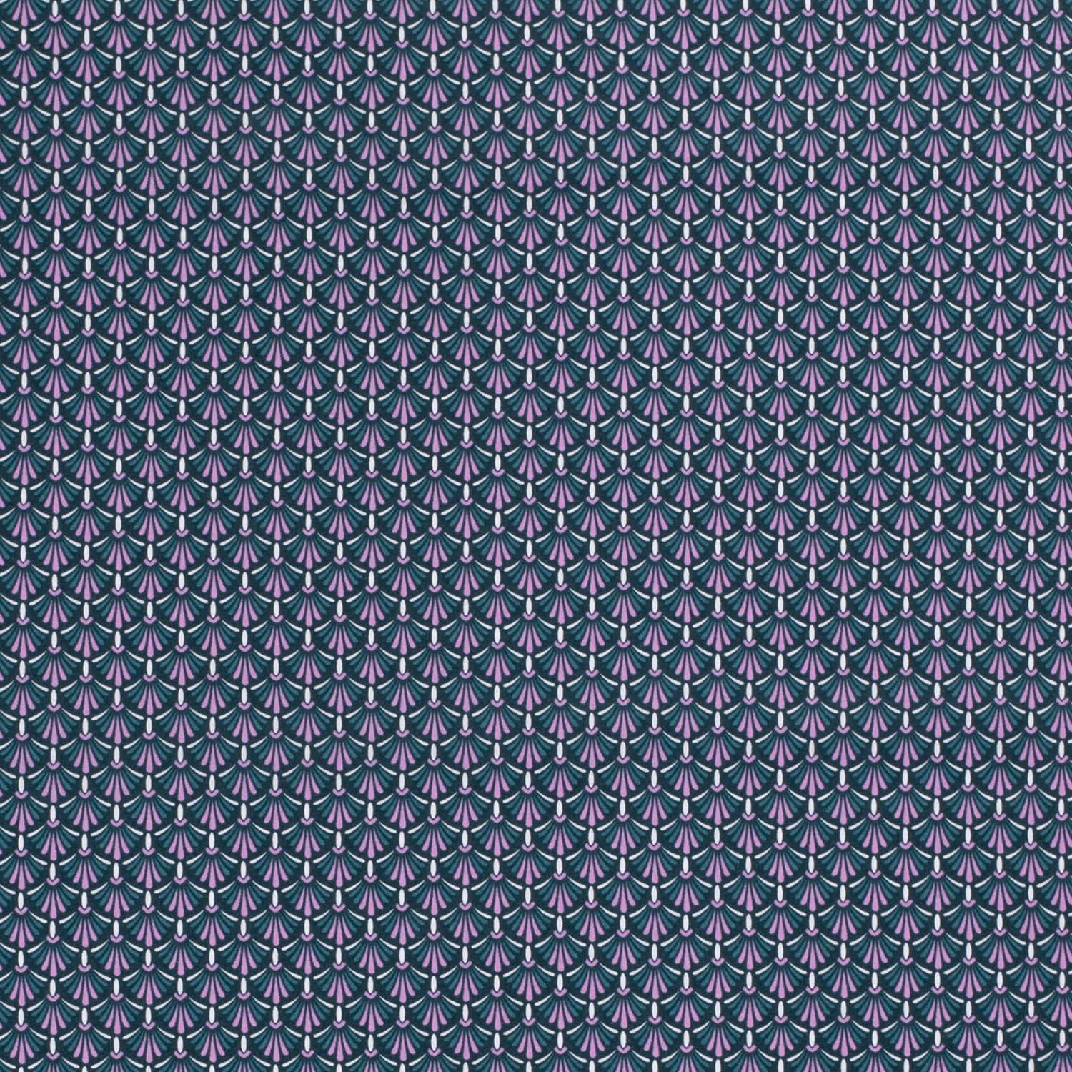 Baumwollstoff Popeline Batik, petrol