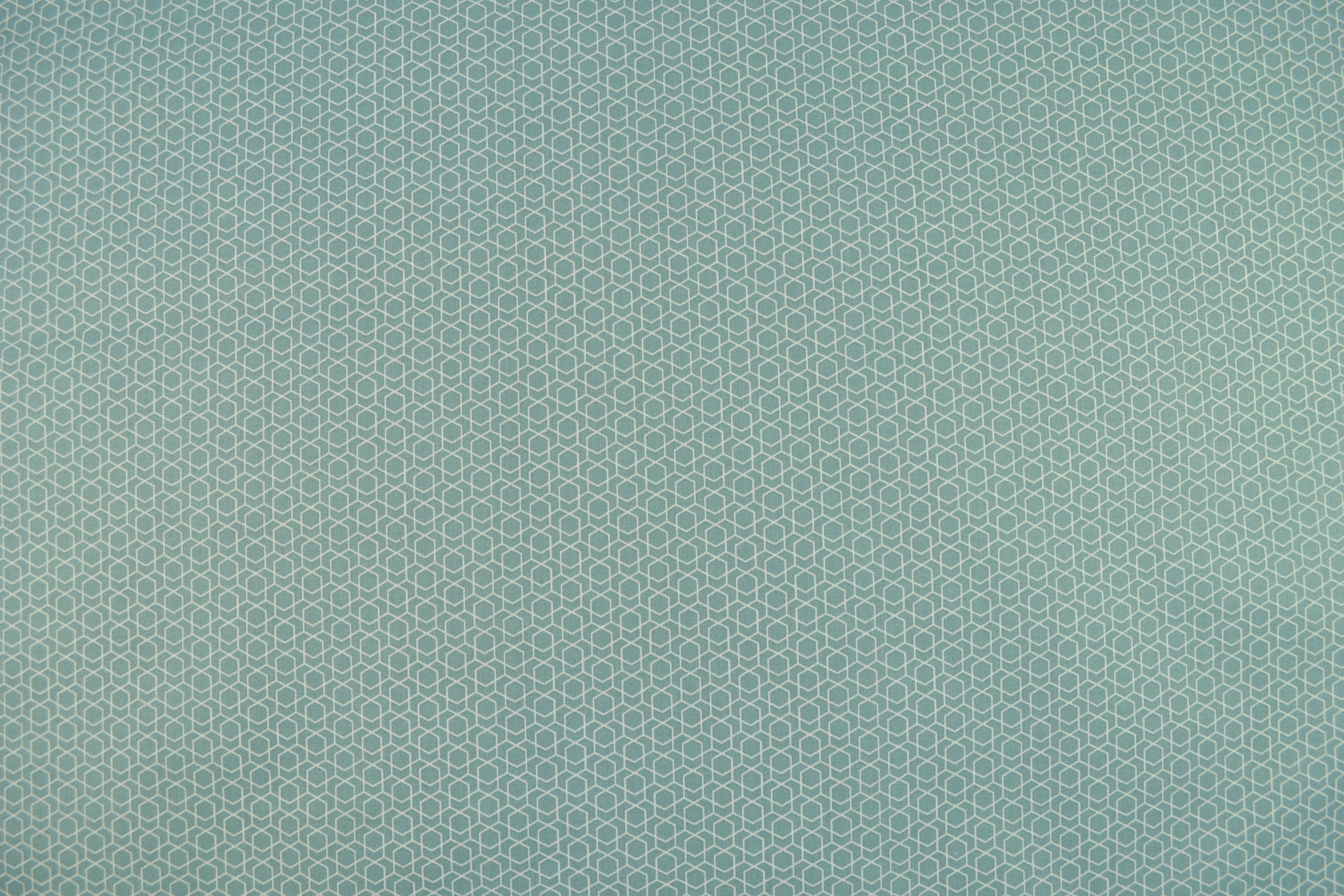 Baumwollstoff beschichtet geometrisches Muster, mintgrün