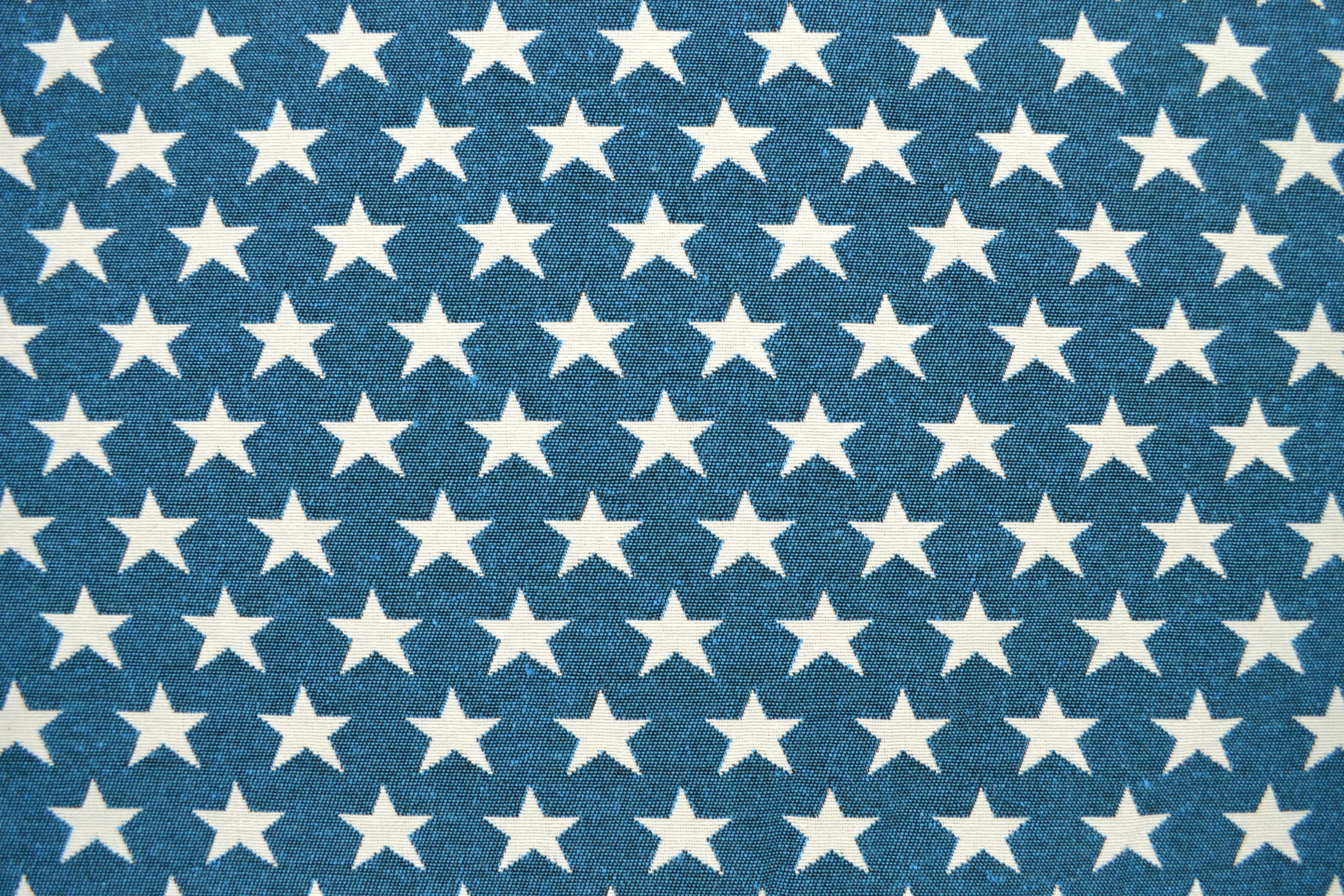 Gobelin Möbelstoff Sterne 2-seitig verwendbar, petrol