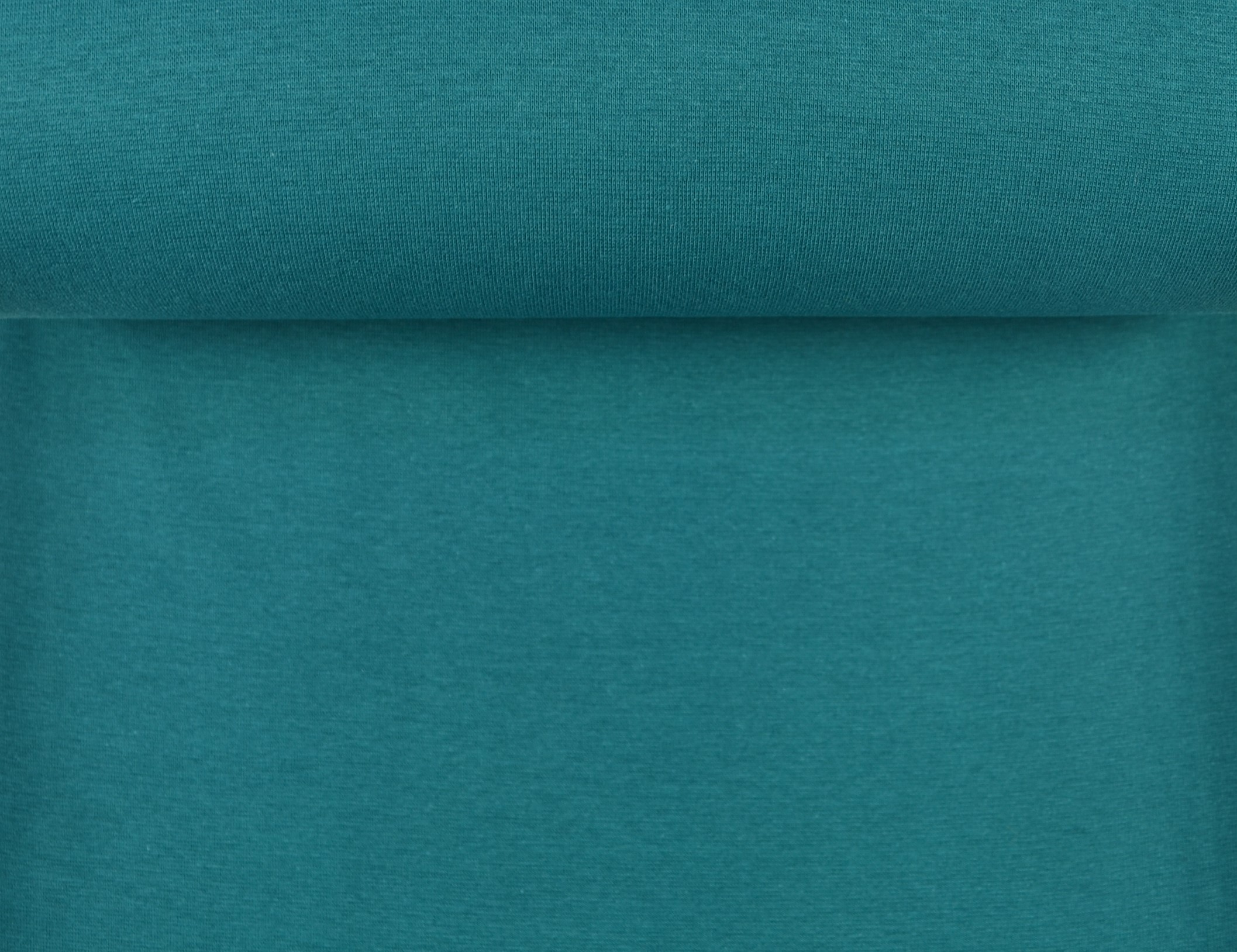 Bündchenstoff glatt, petrol