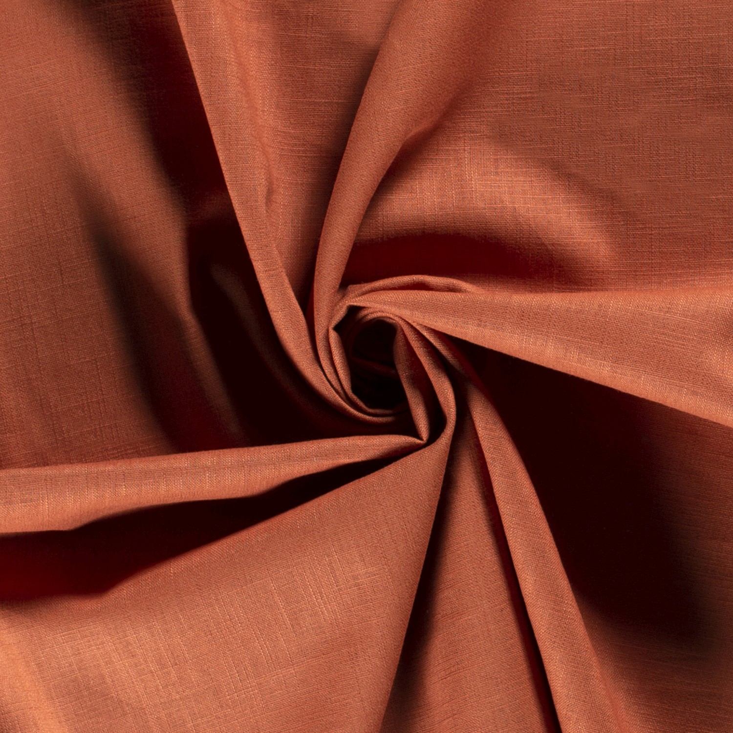 Ramie leinen uni brique