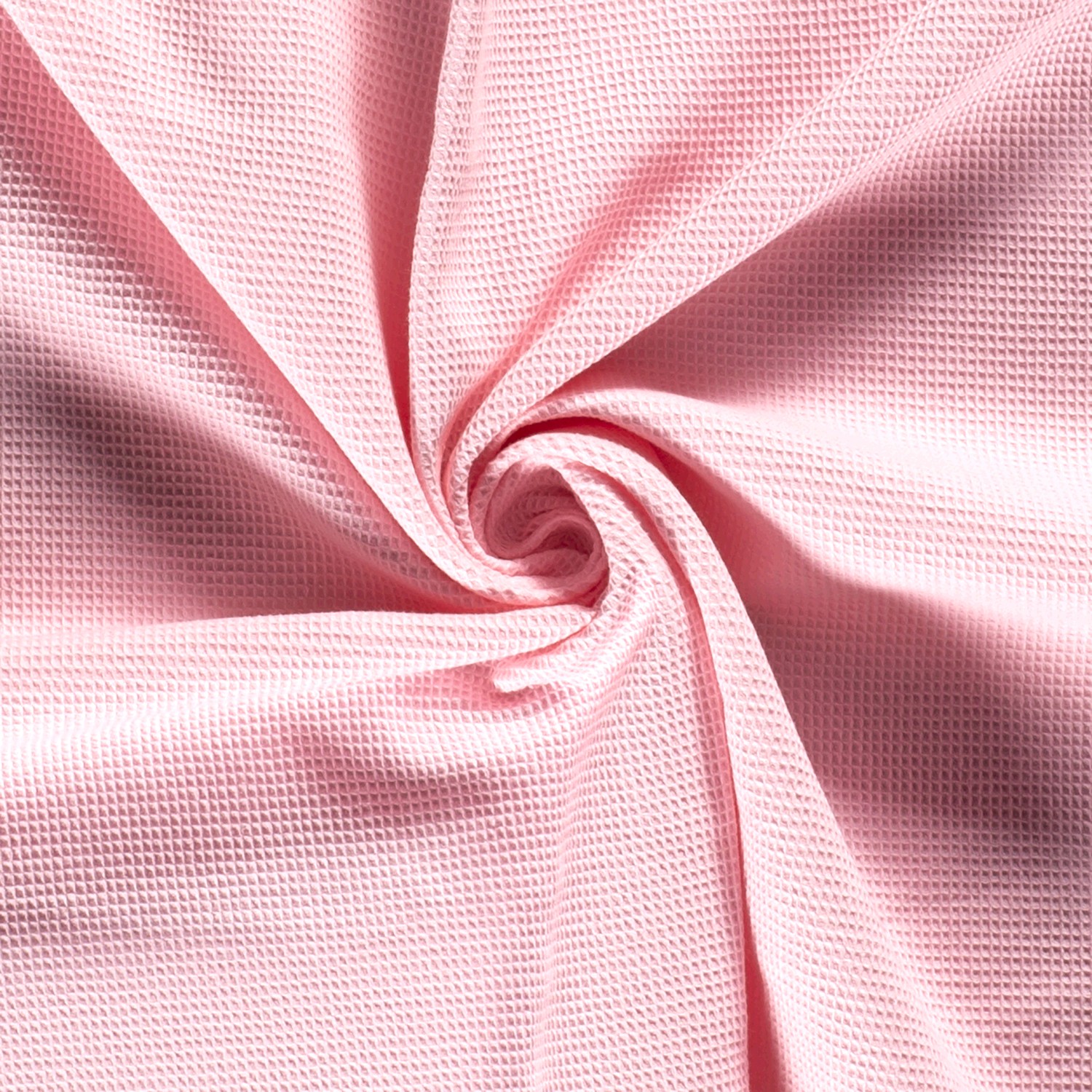 Waffelpiqué uni Pink
