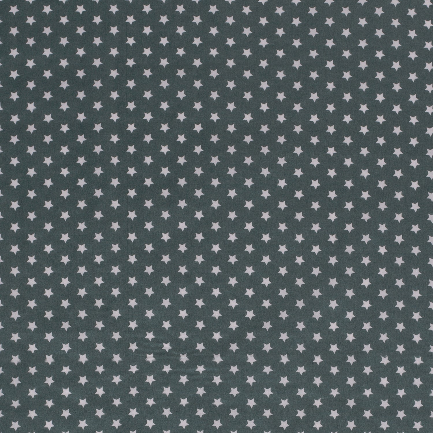 Baumwolle Popeline Stoff Bedruckt Sterne, altgrün