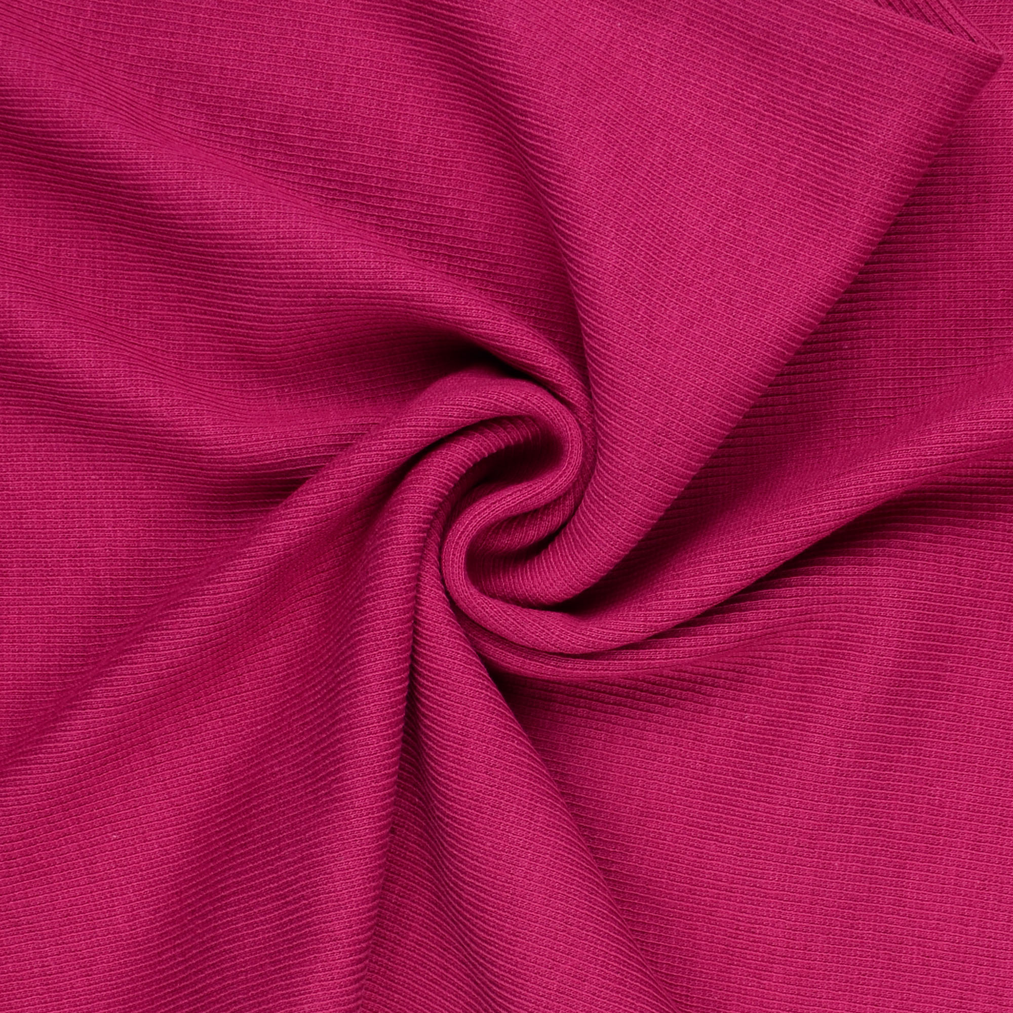 Bündchenstoff gerippt uni, pink