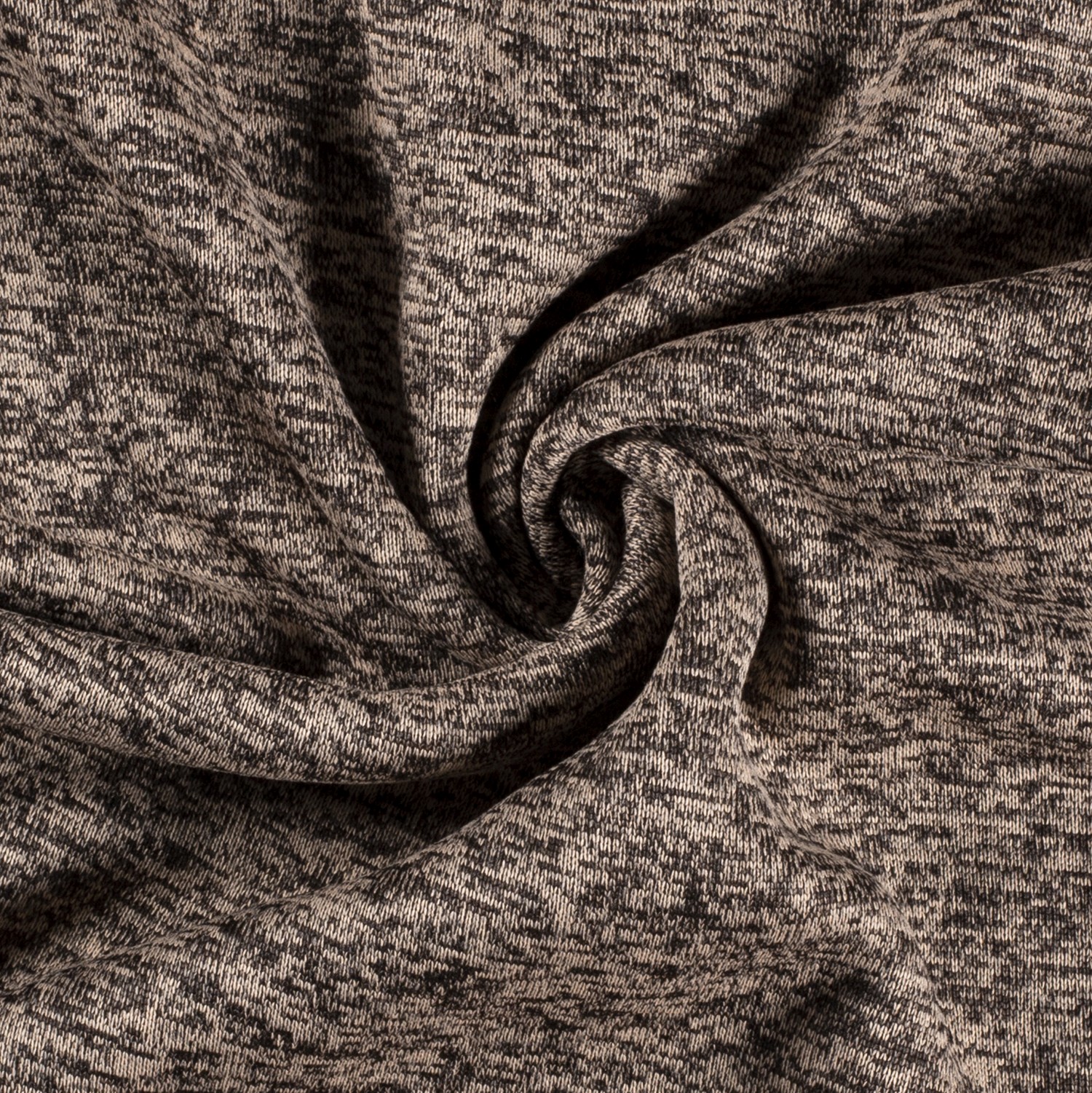 Jogging Stoff gebürstet uni beige