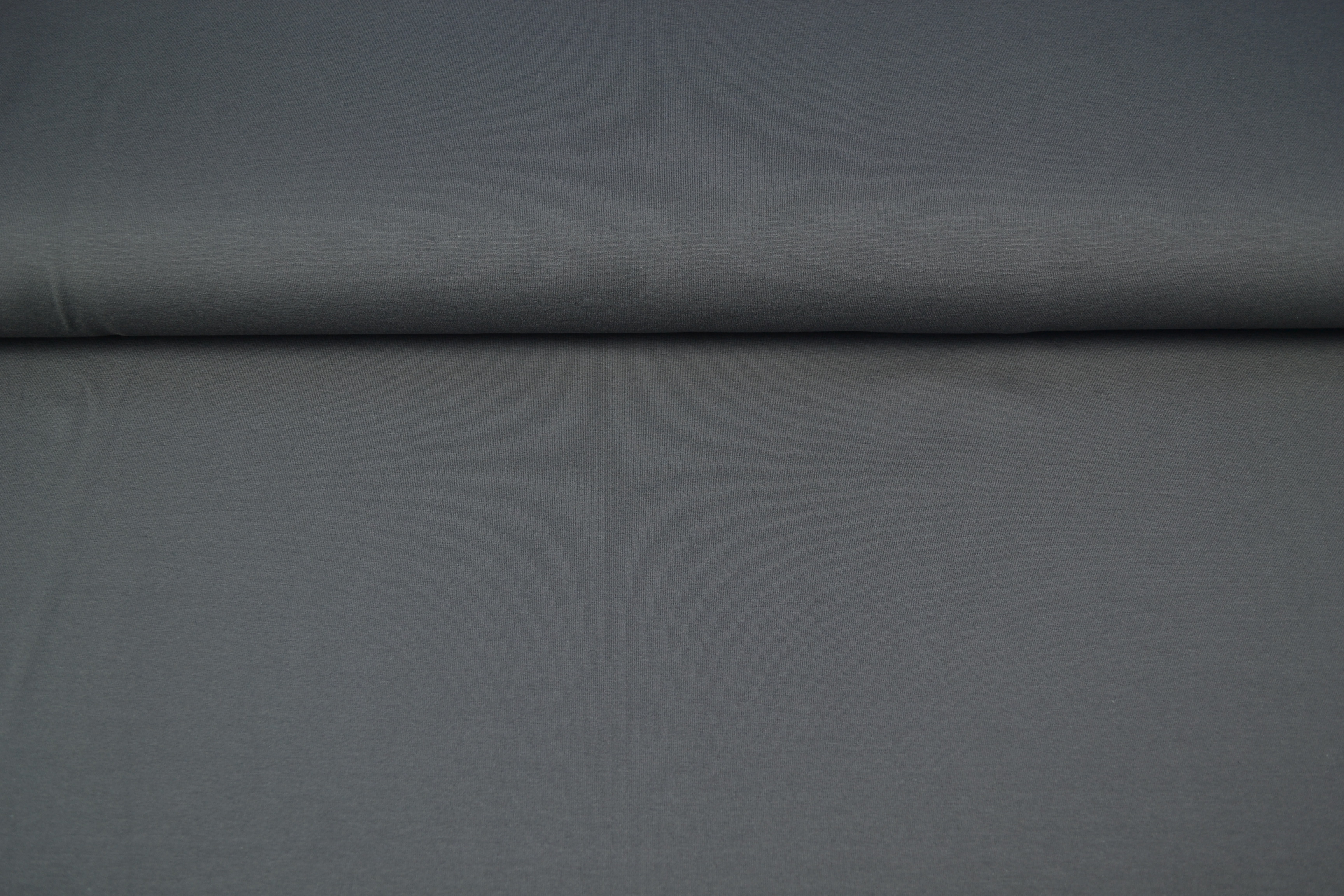 Baumwolljersey uni, anthrazit