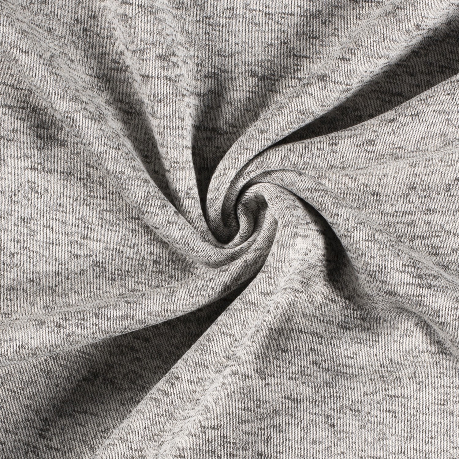 Jogging Stoff gebürstet uni wollweiß