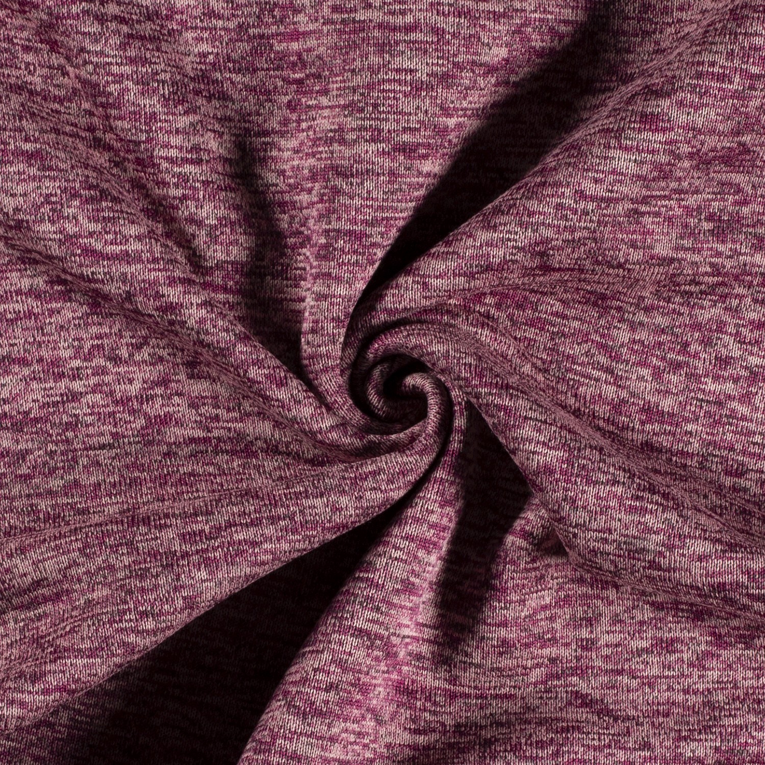 Jogging Stoff gebürstet uni Magenta