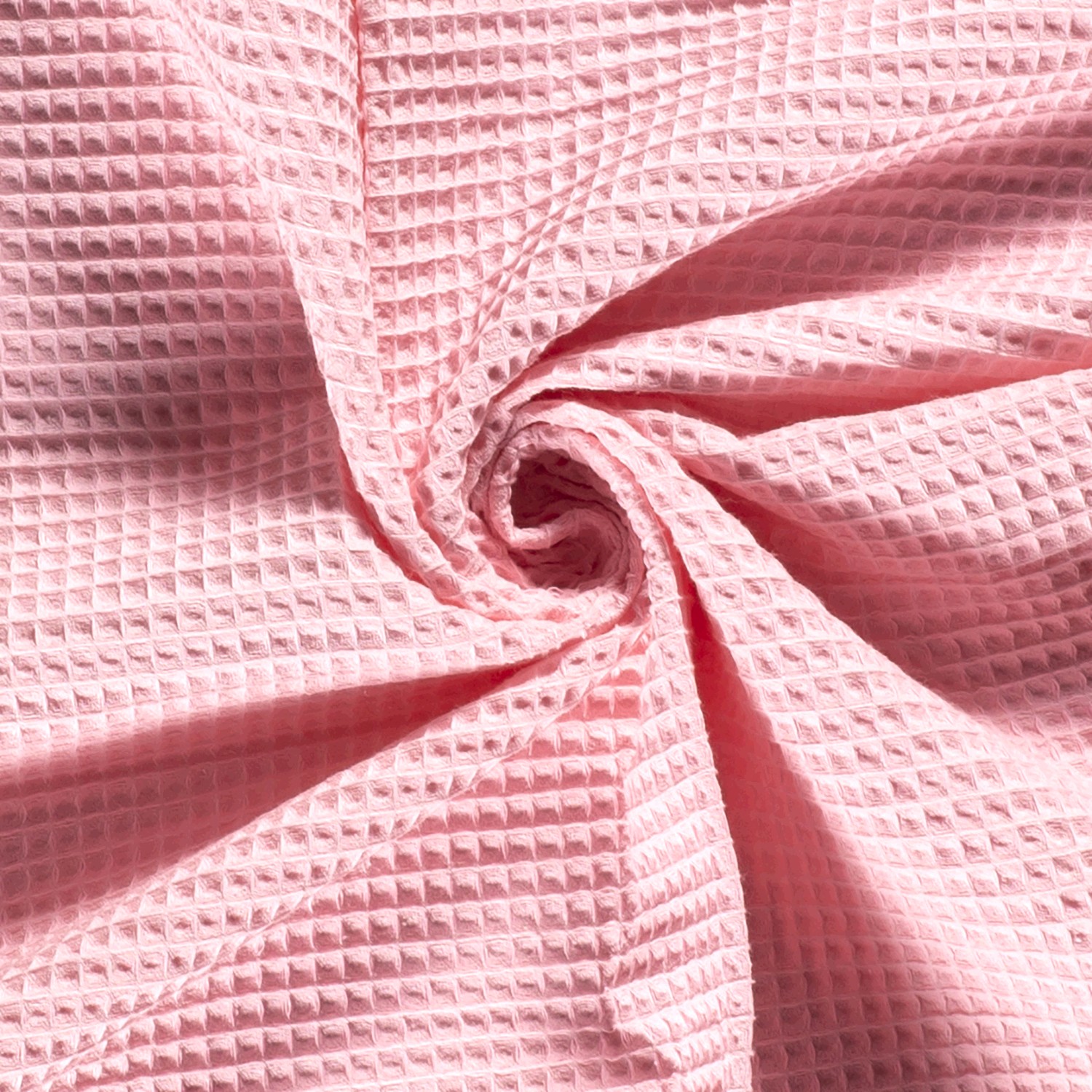 Waffelpiqué uni Pink