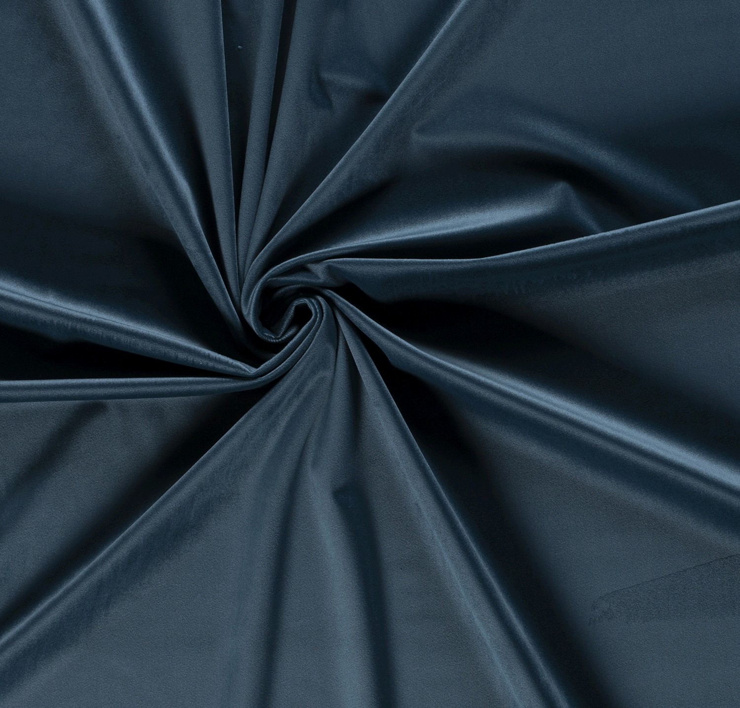 Samt uni stahlblau