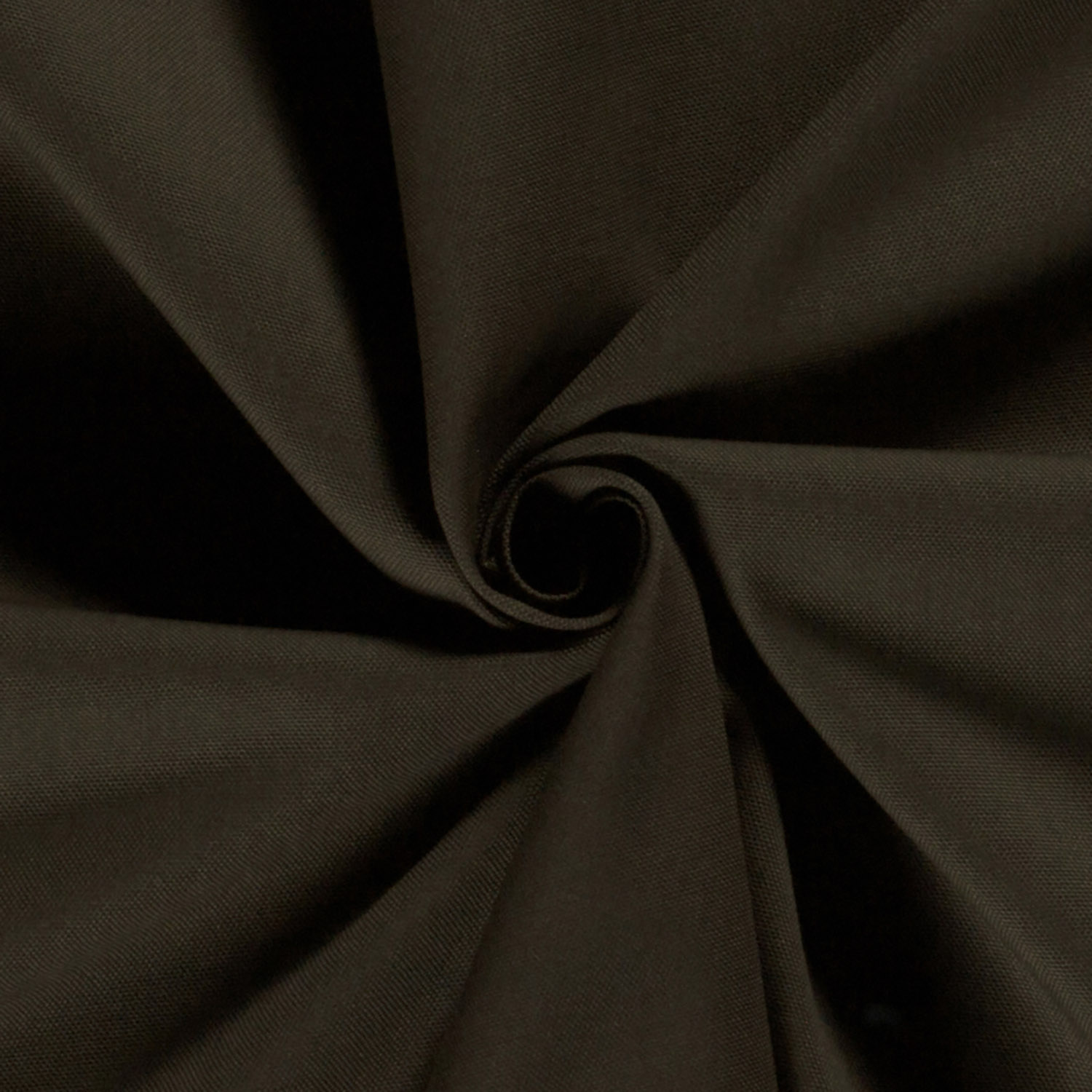 Dekostoff Canvas Stoff uni dunkelbraun