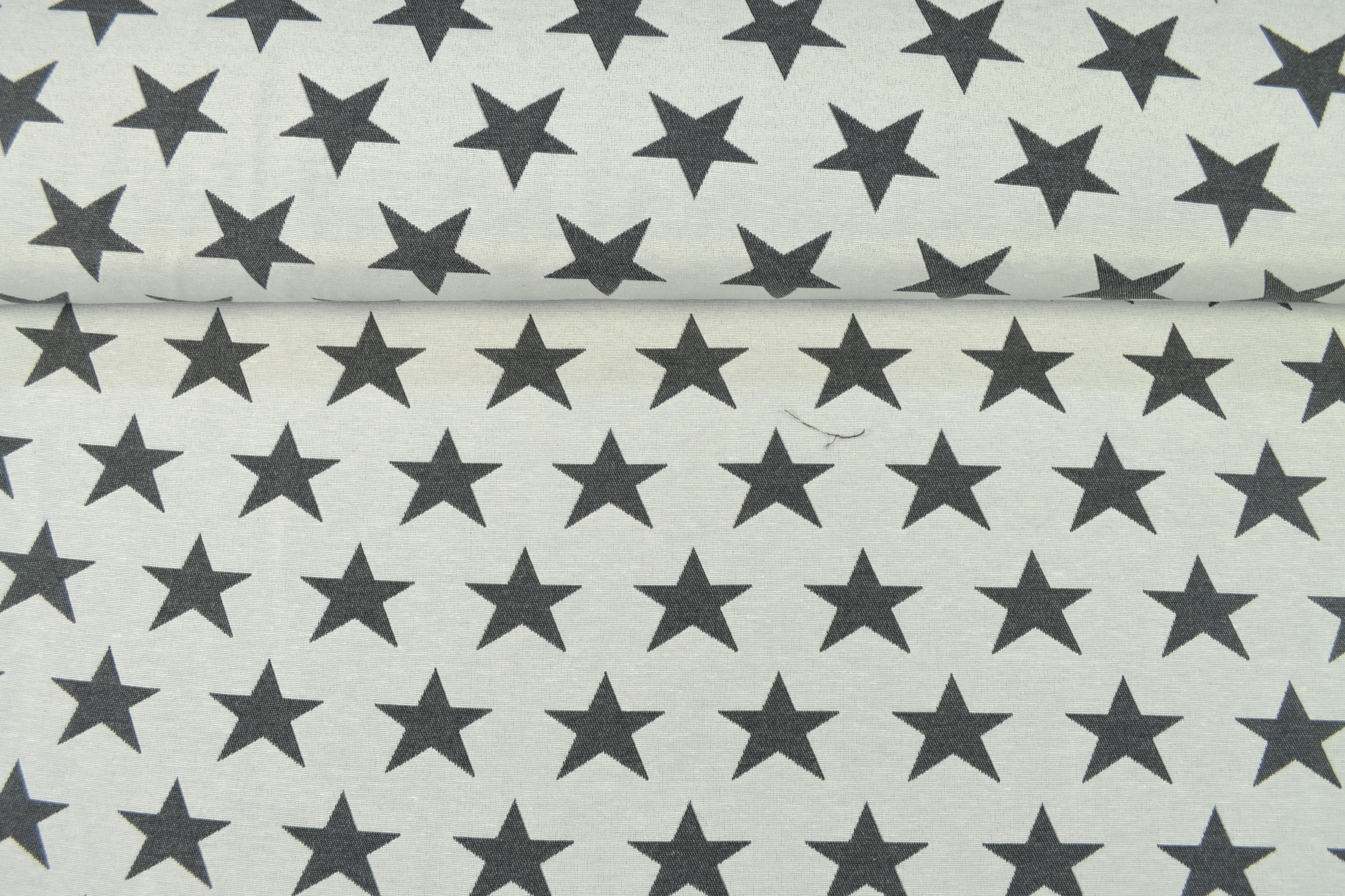 Gobelin Möbelstoff Sterne, weiß
