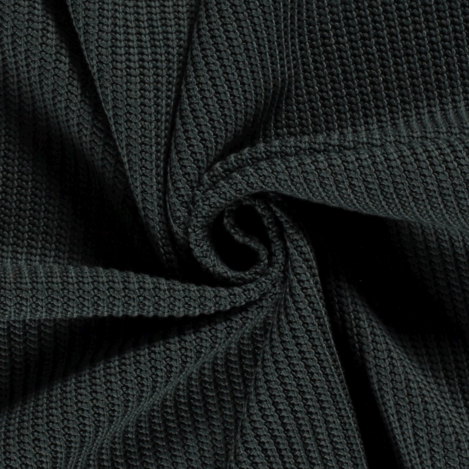 Strickstoff uni dunkelgrün