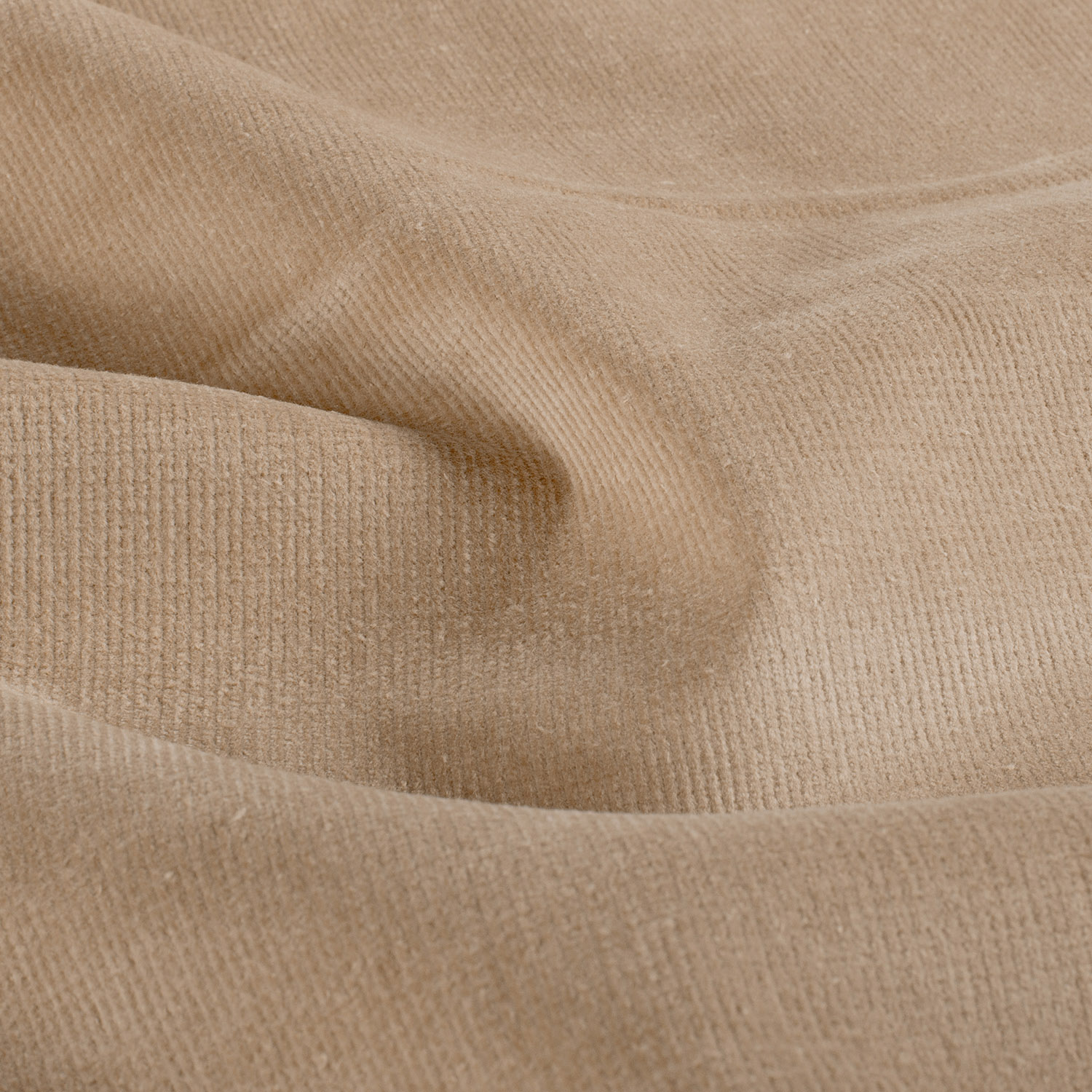 Nadelcord Stretch 16w Stoff Uni Kamel