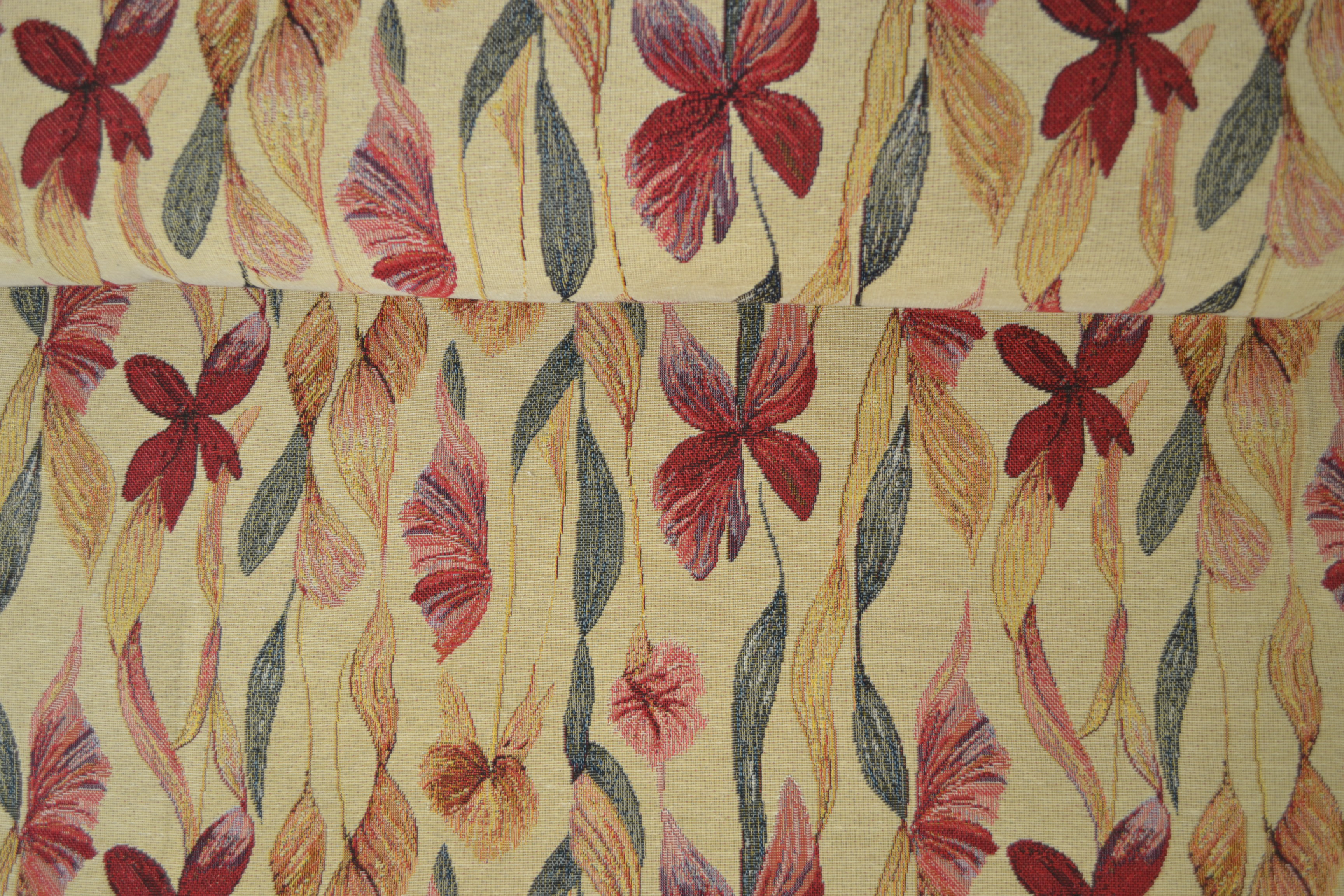 Gobelin Möbelstof florales Muster