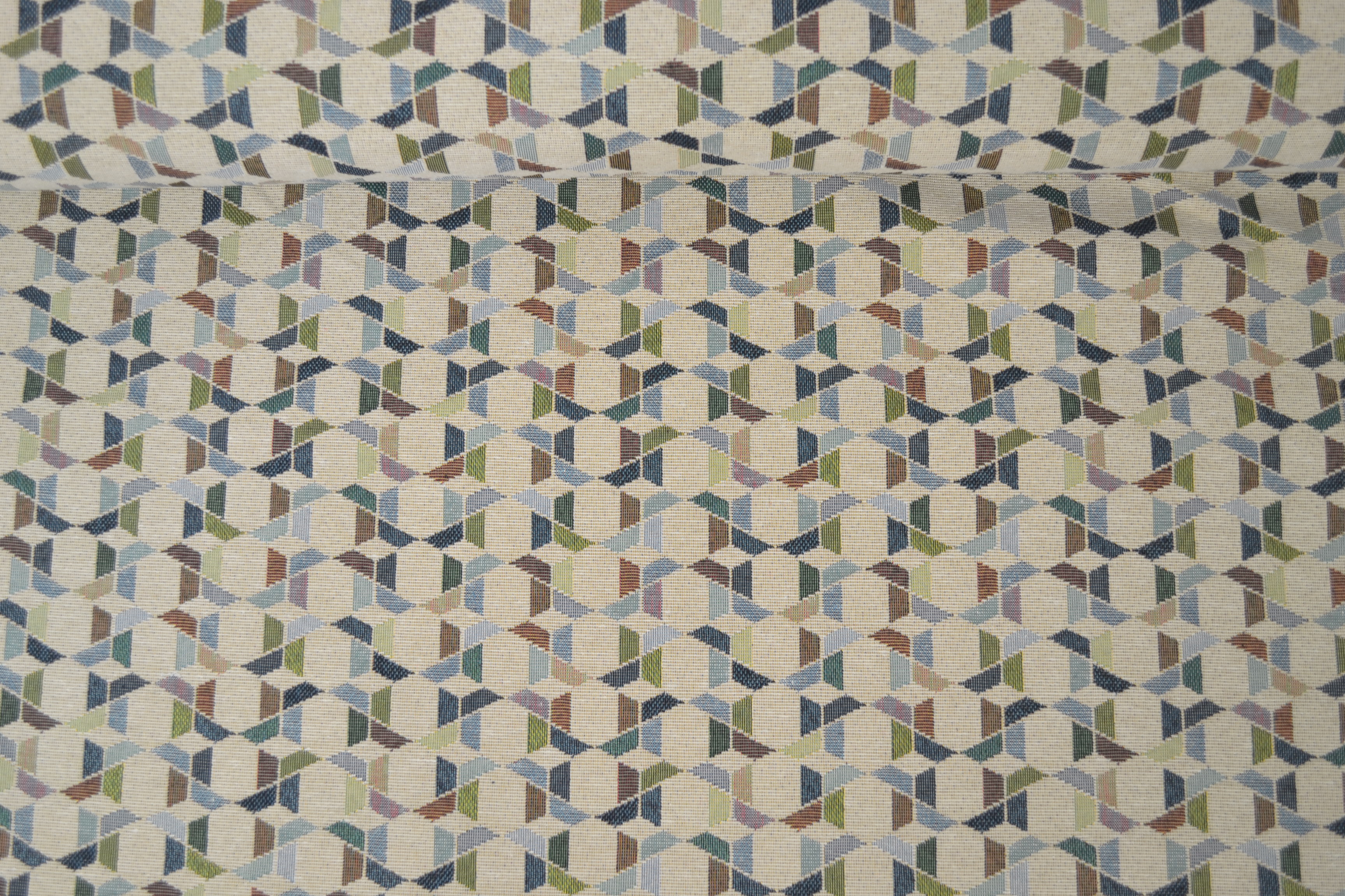 Gobelin Möbelstoff grafisches Muster