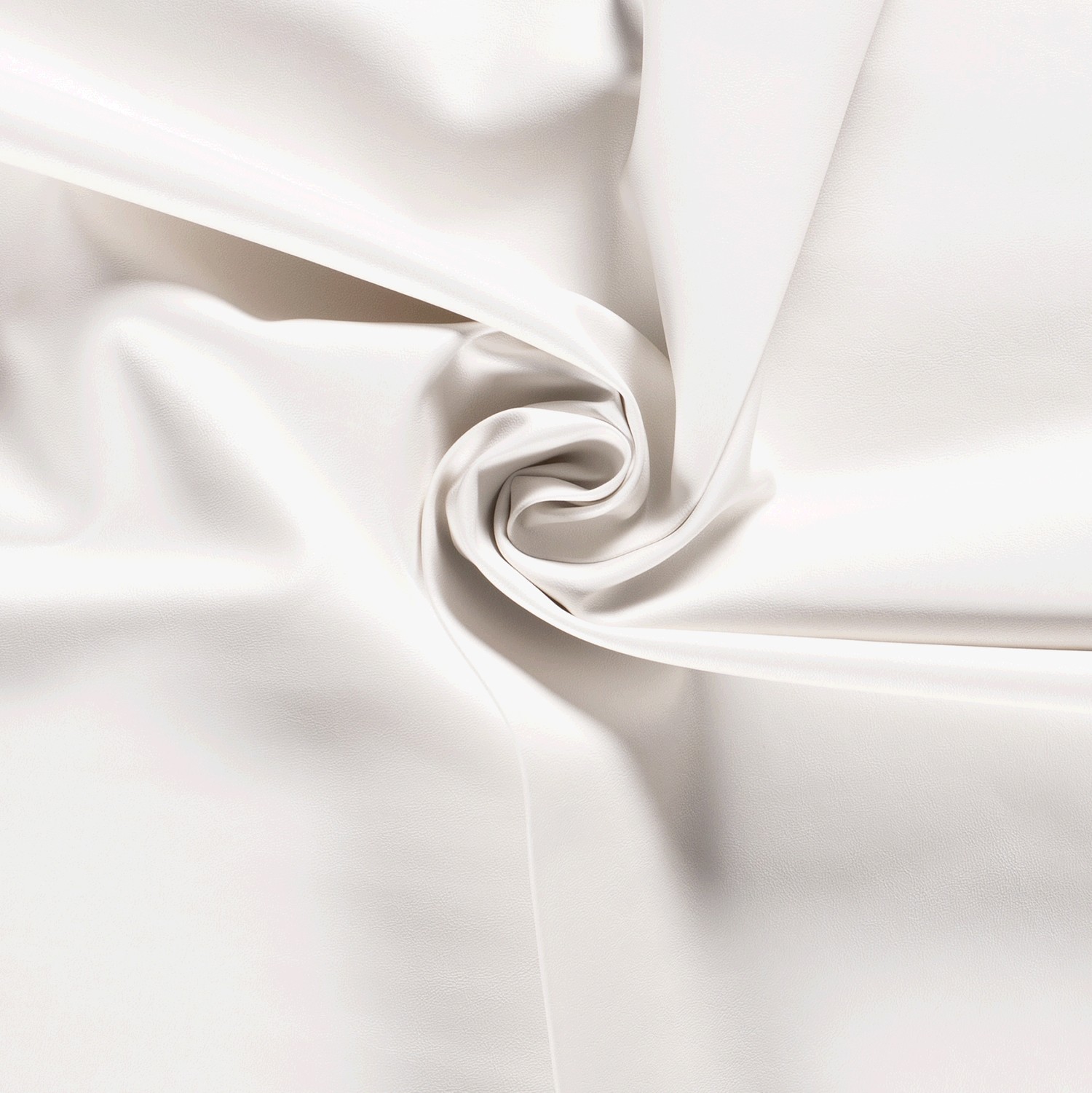 Lederimitat uni weiß