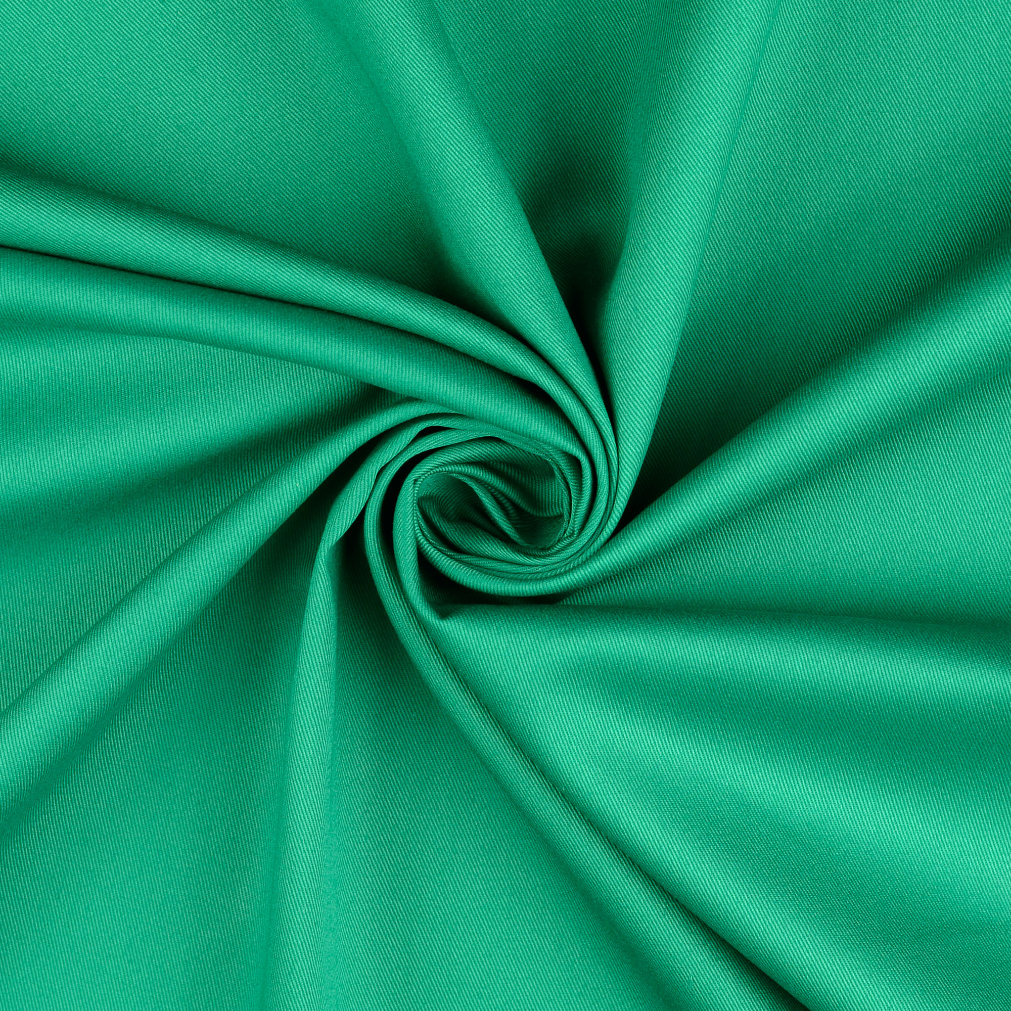 Baumwollstoff Köper, grün