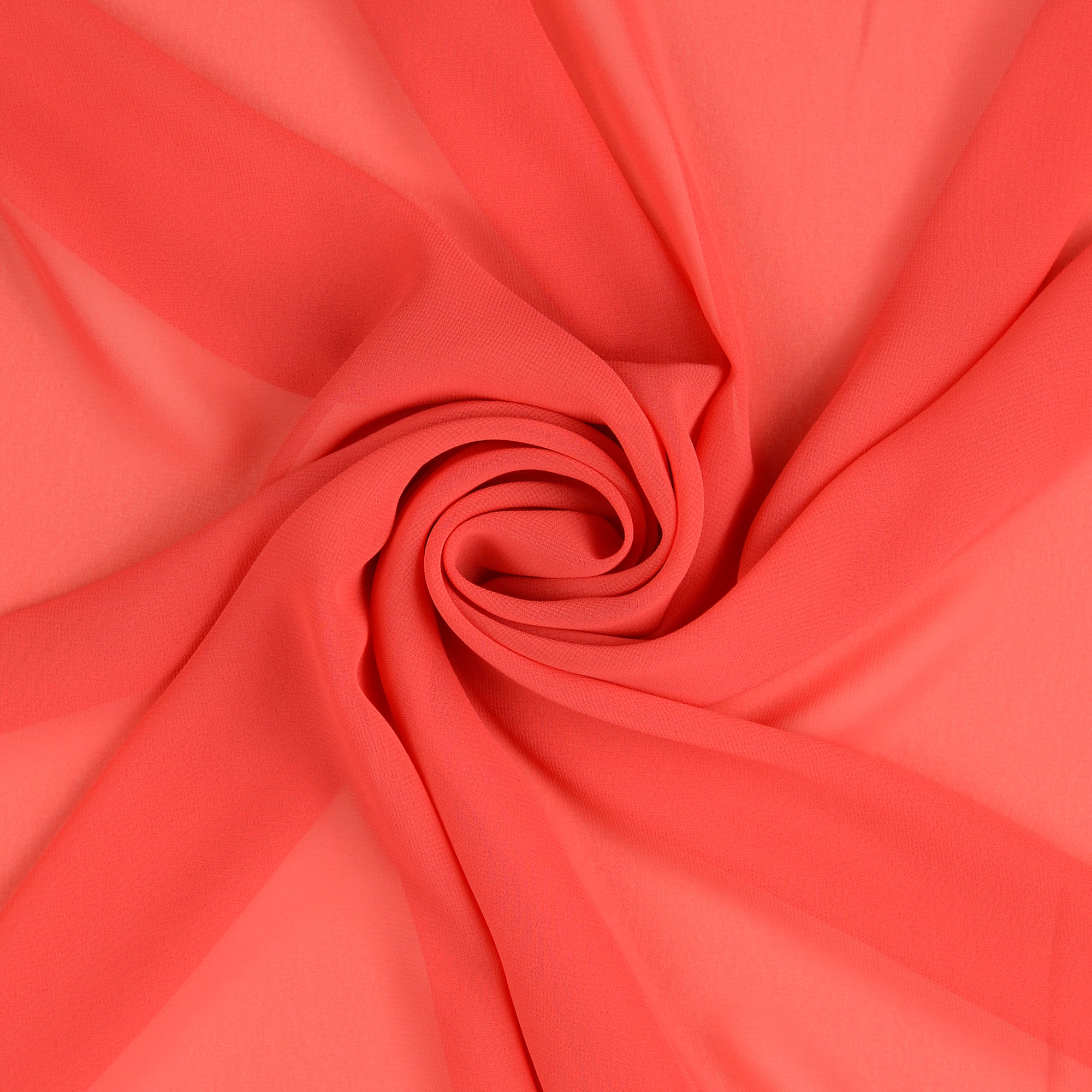 Chiffon, koralle
