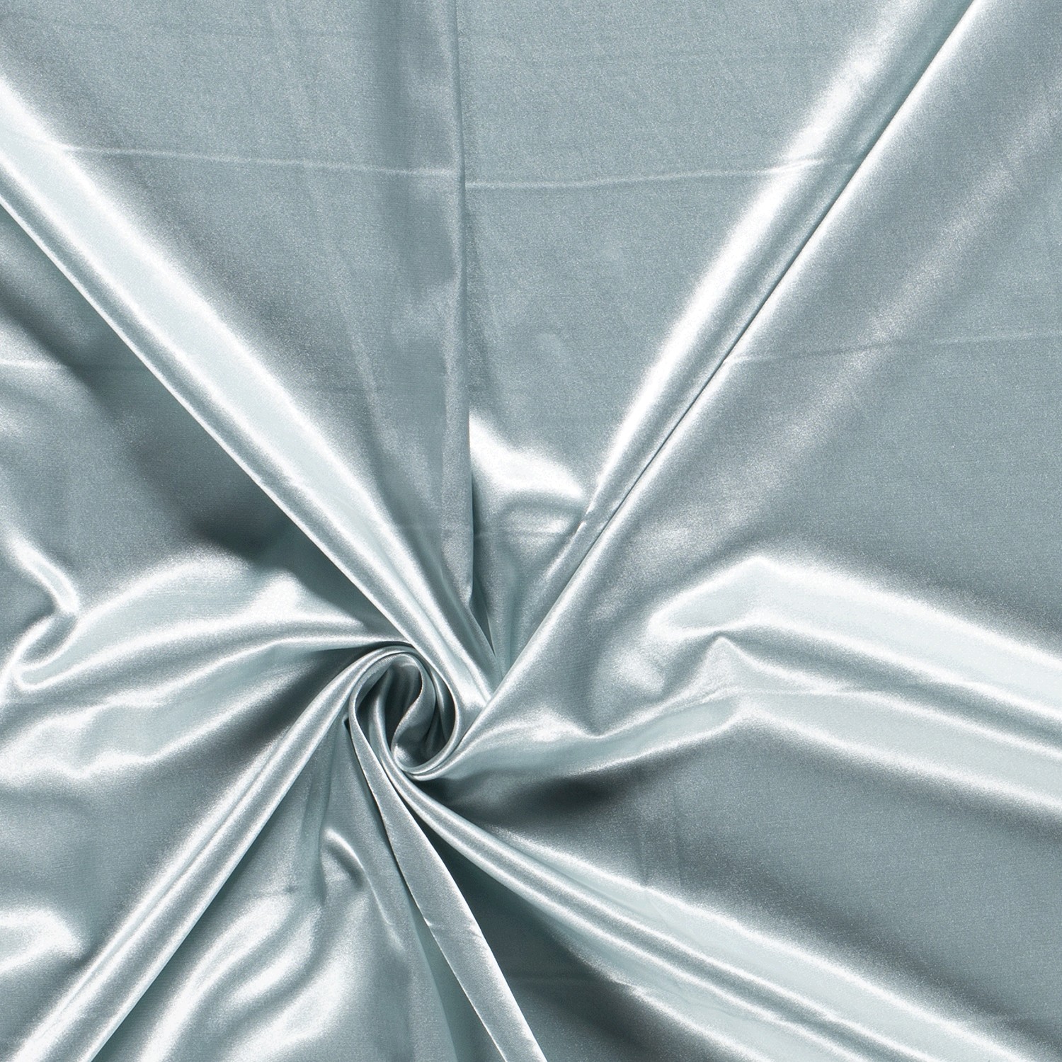 Satin Stretch uni babyblau