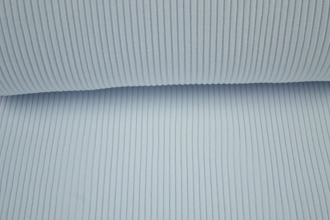 Bündchenstoff 3x3 uni optisches weiß