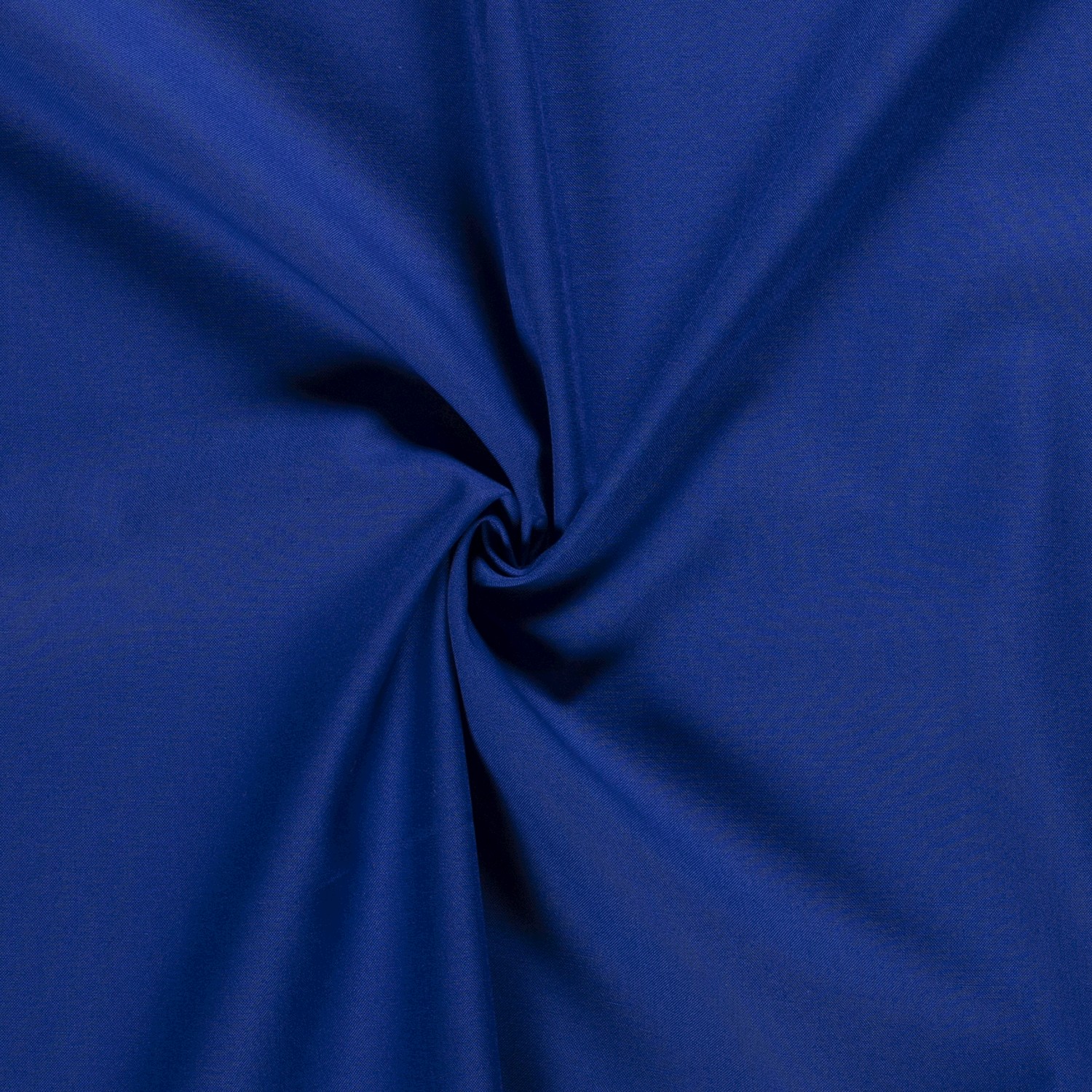 Baumwolle Cretonne uni kobaltblau