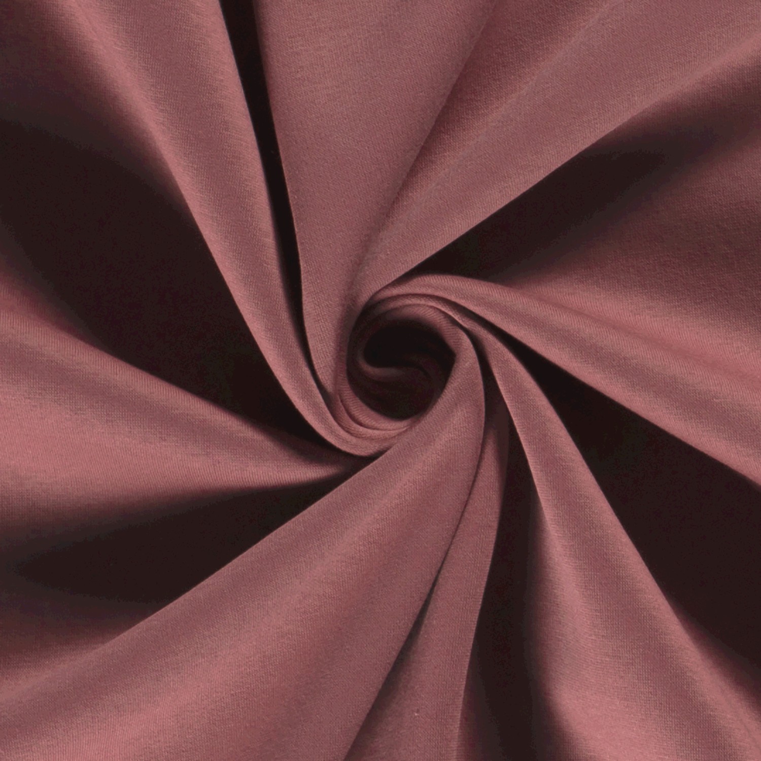 Sweatstoff Wintersweat uni altrosa