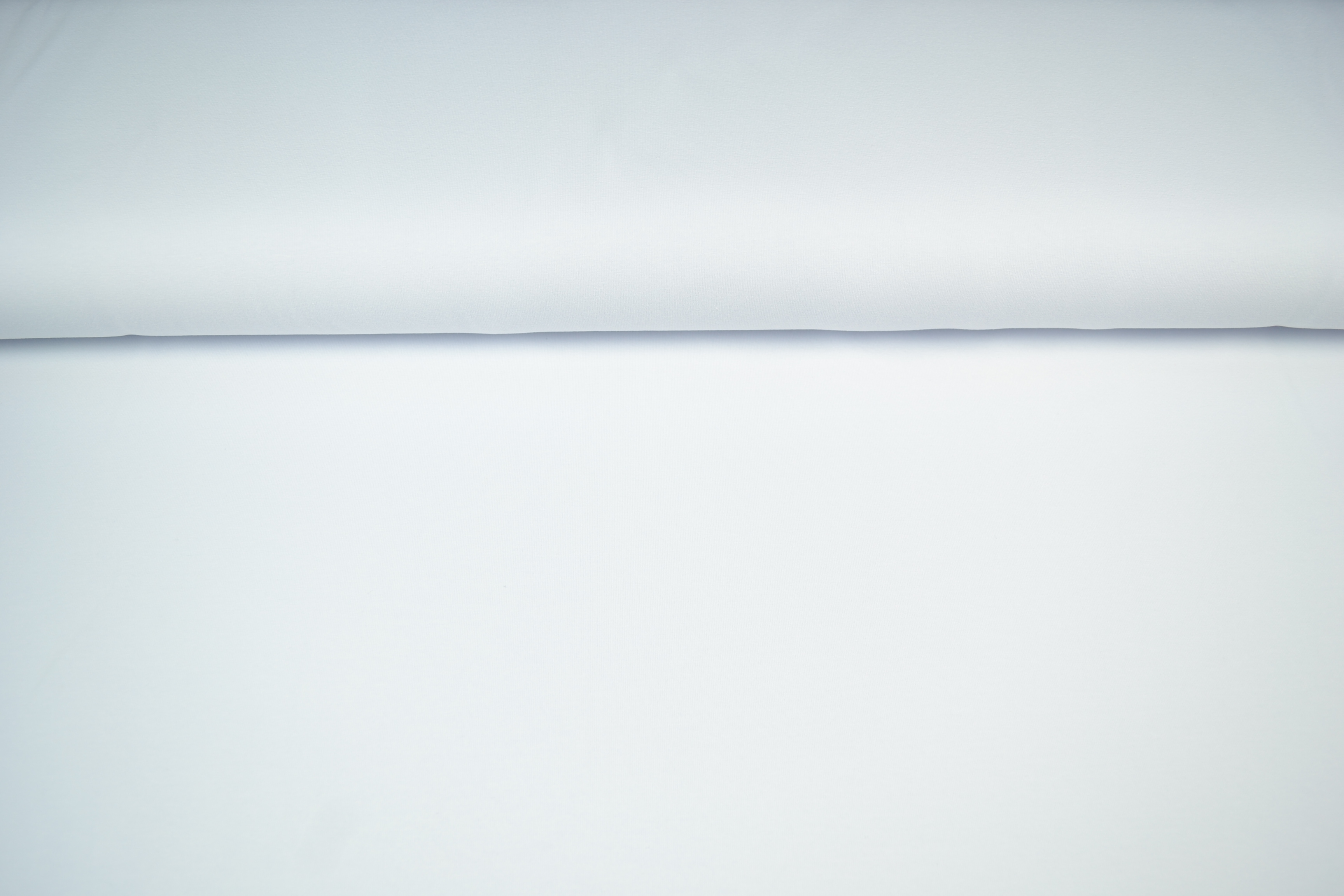 Baumwolljersey uni, weiß