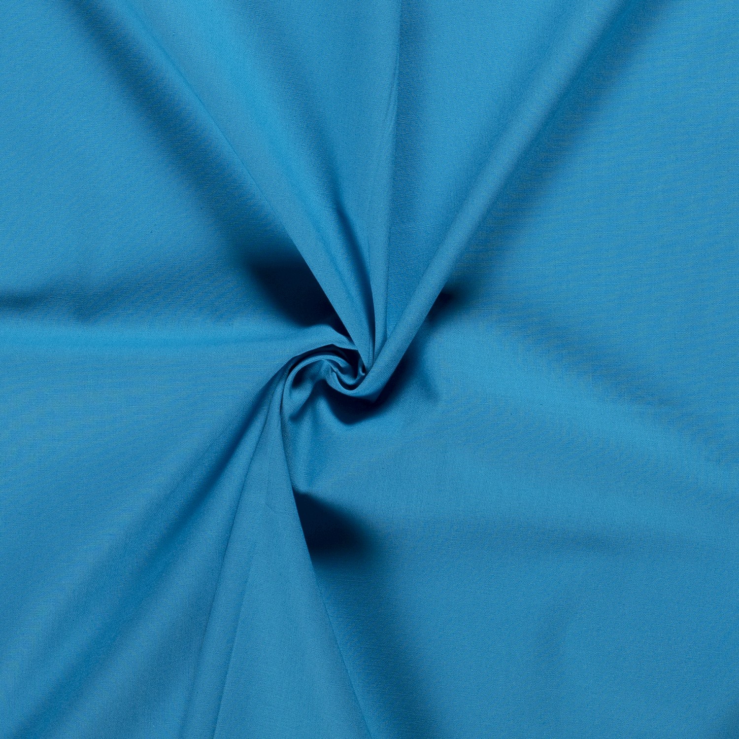 Baumwolle Cretonne uni aqua