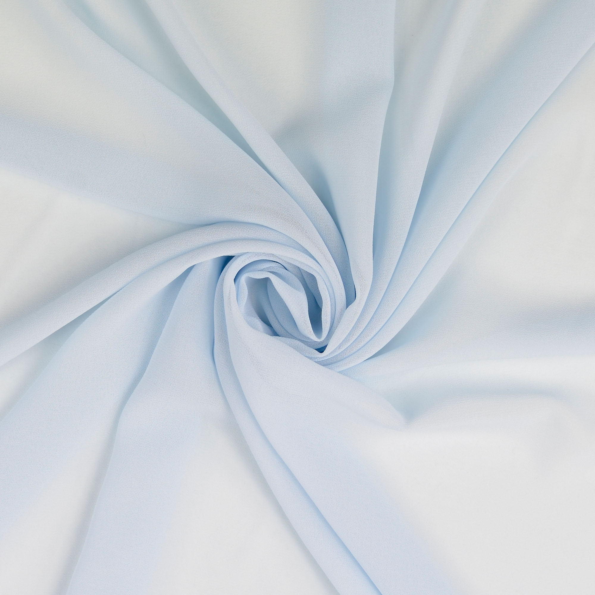 Chiffon, hellblau