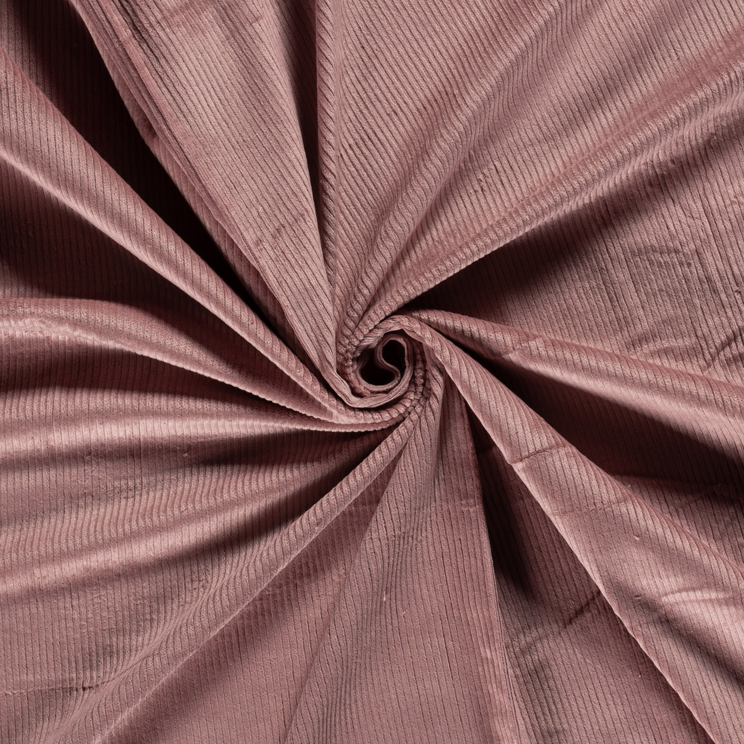 Jumbo Cord Stretch 6w Stoff Uni Hell Mauve