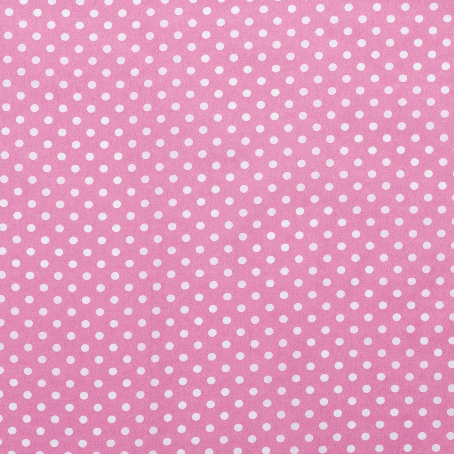 Baumwolle Popeline Stoff Bedruckt Tupfen, helles pink