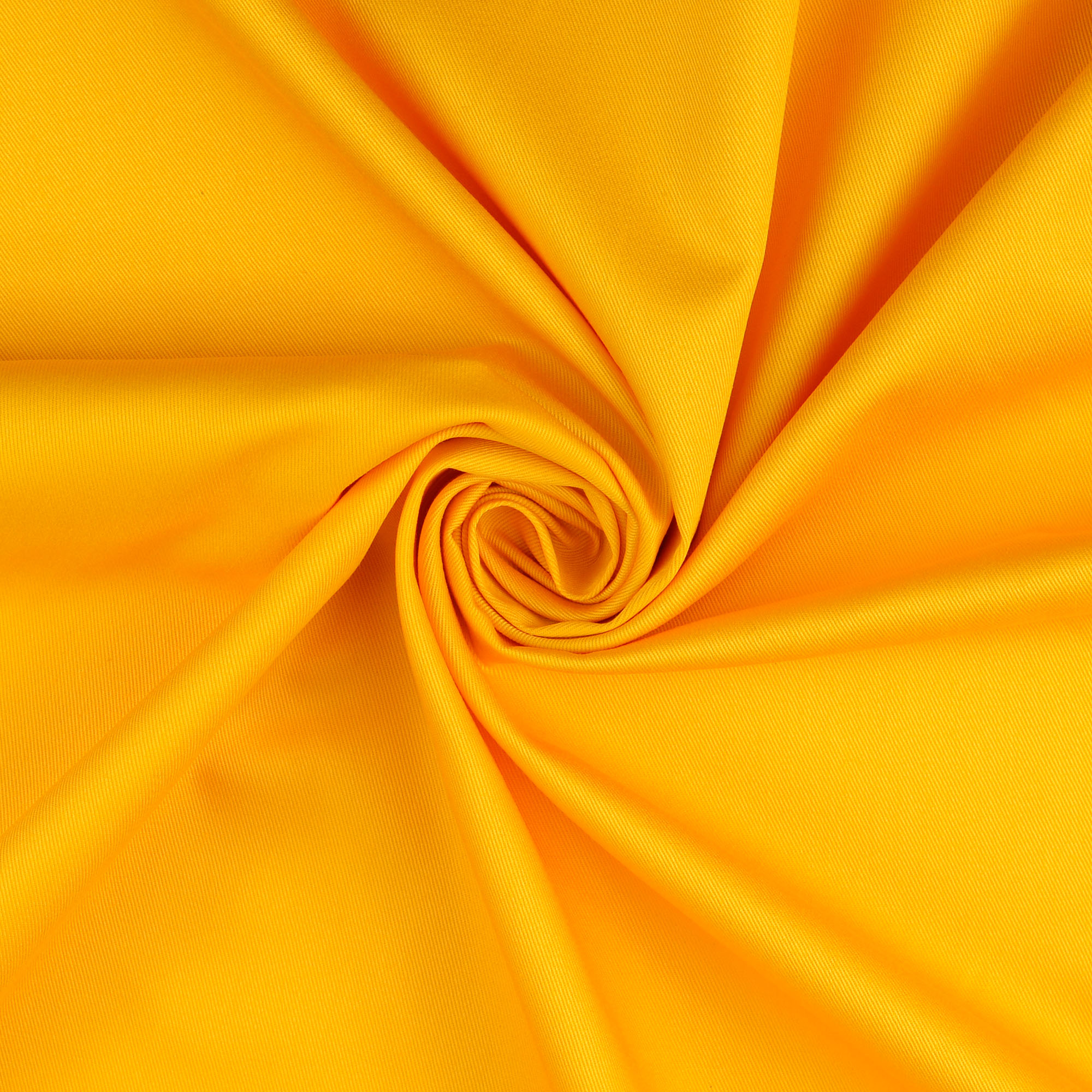 Baumwollstoff Köper, dunkelgelb