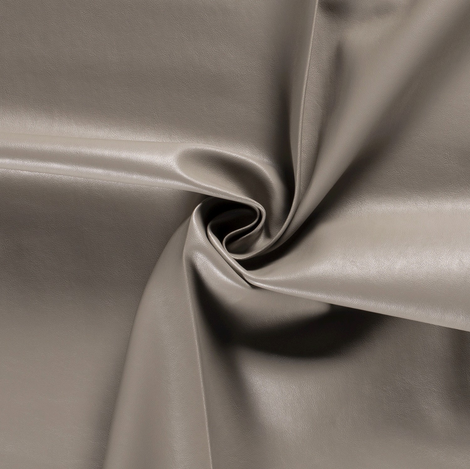 Lederimitat uni taupe-braun